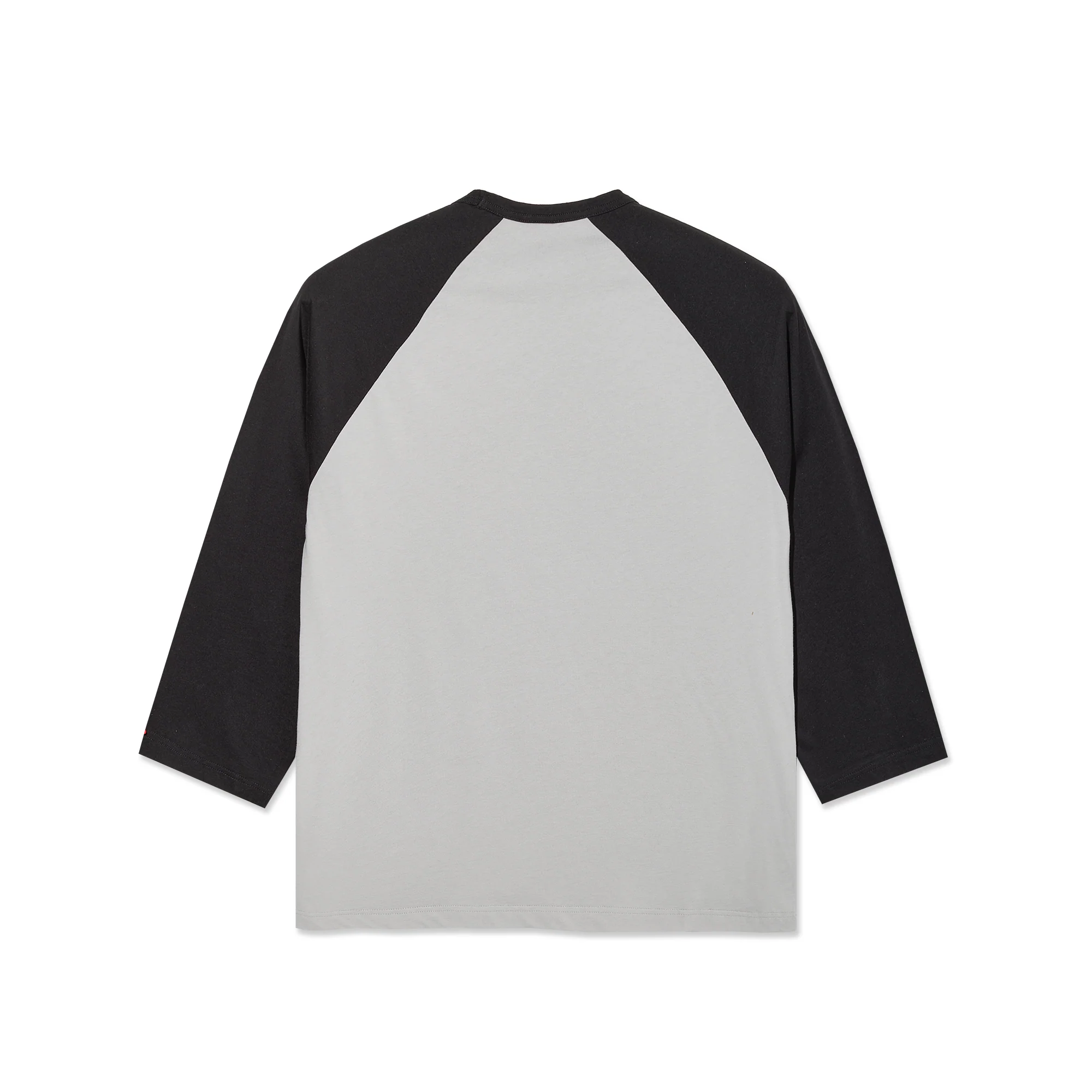 3/4 Sleeve Tee - Black/Silver - Image 2