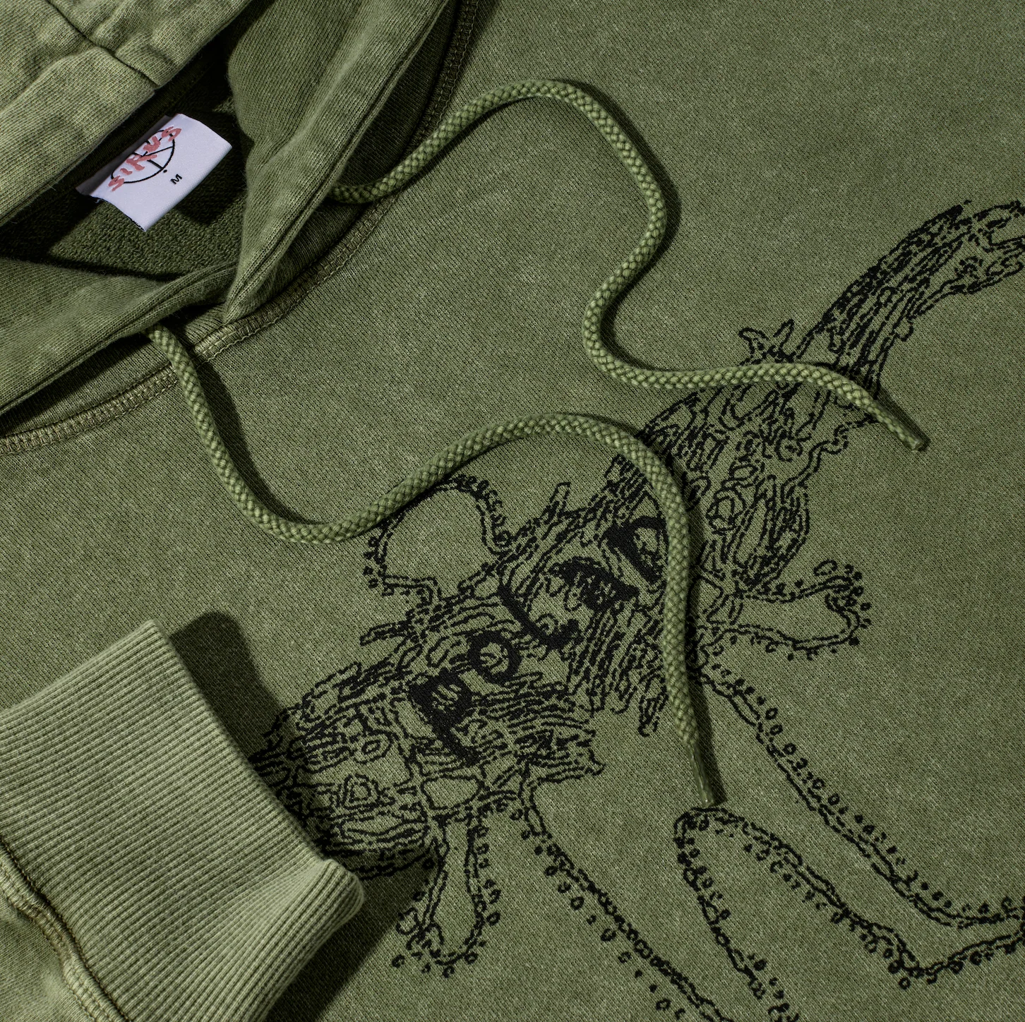 Acid Frank Hoodie | Soul - Army Green - Image 3