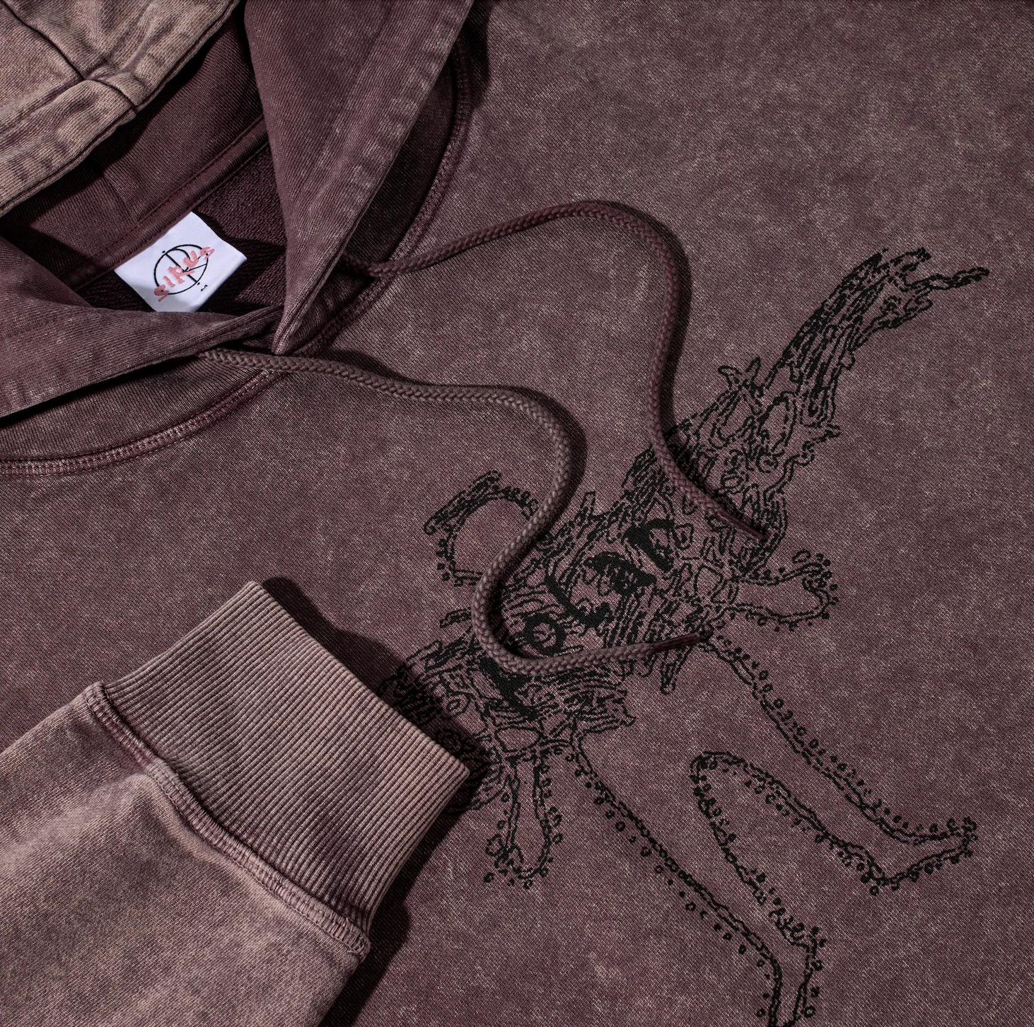 Acid Frank Hoodie | Soul - Bordeaux - Image 3