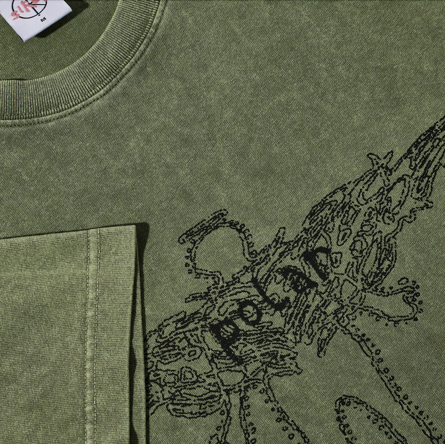 Acid Tee | Soul - Army Green - Image 3