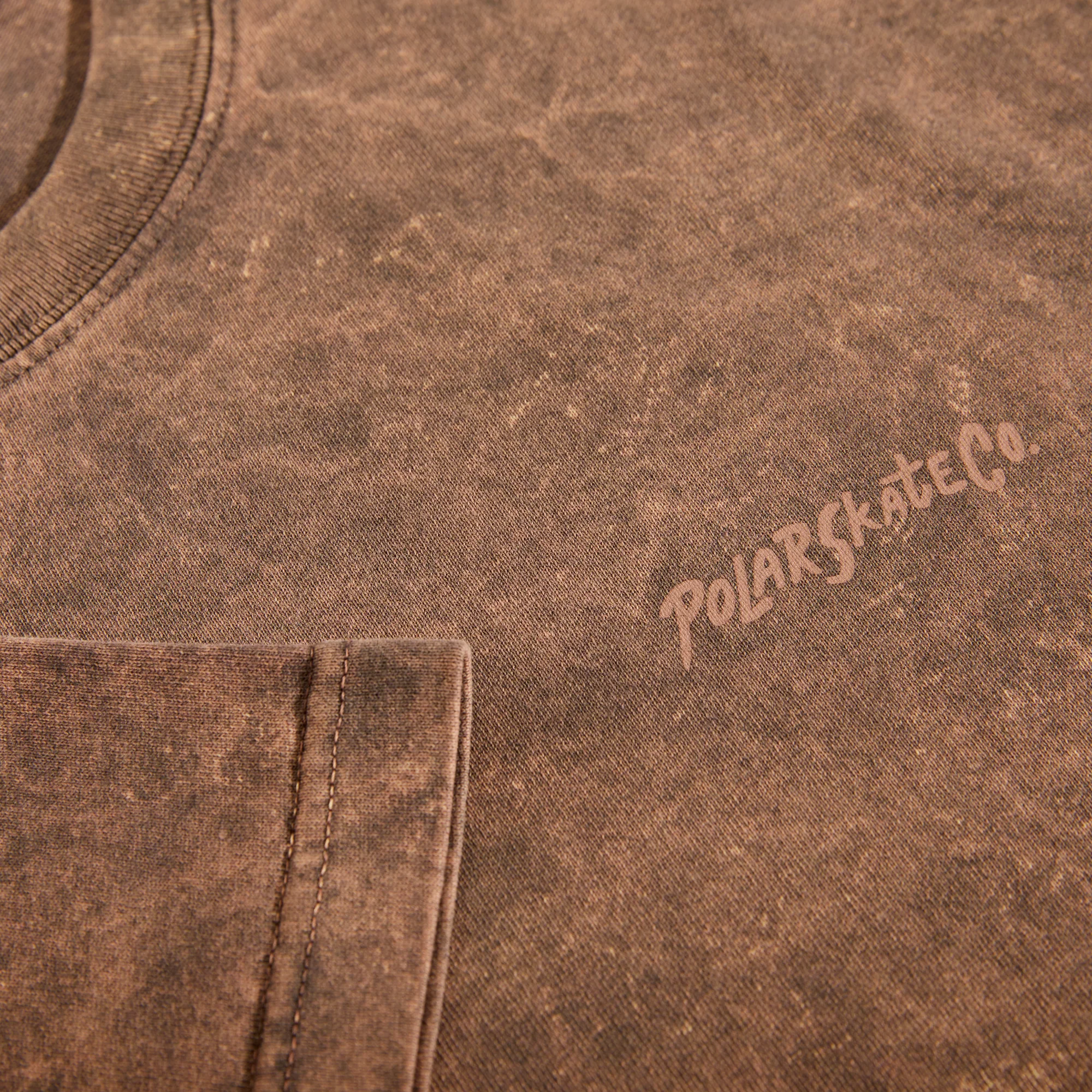 Acid Tee | Surf Logo - Brown - Image 3