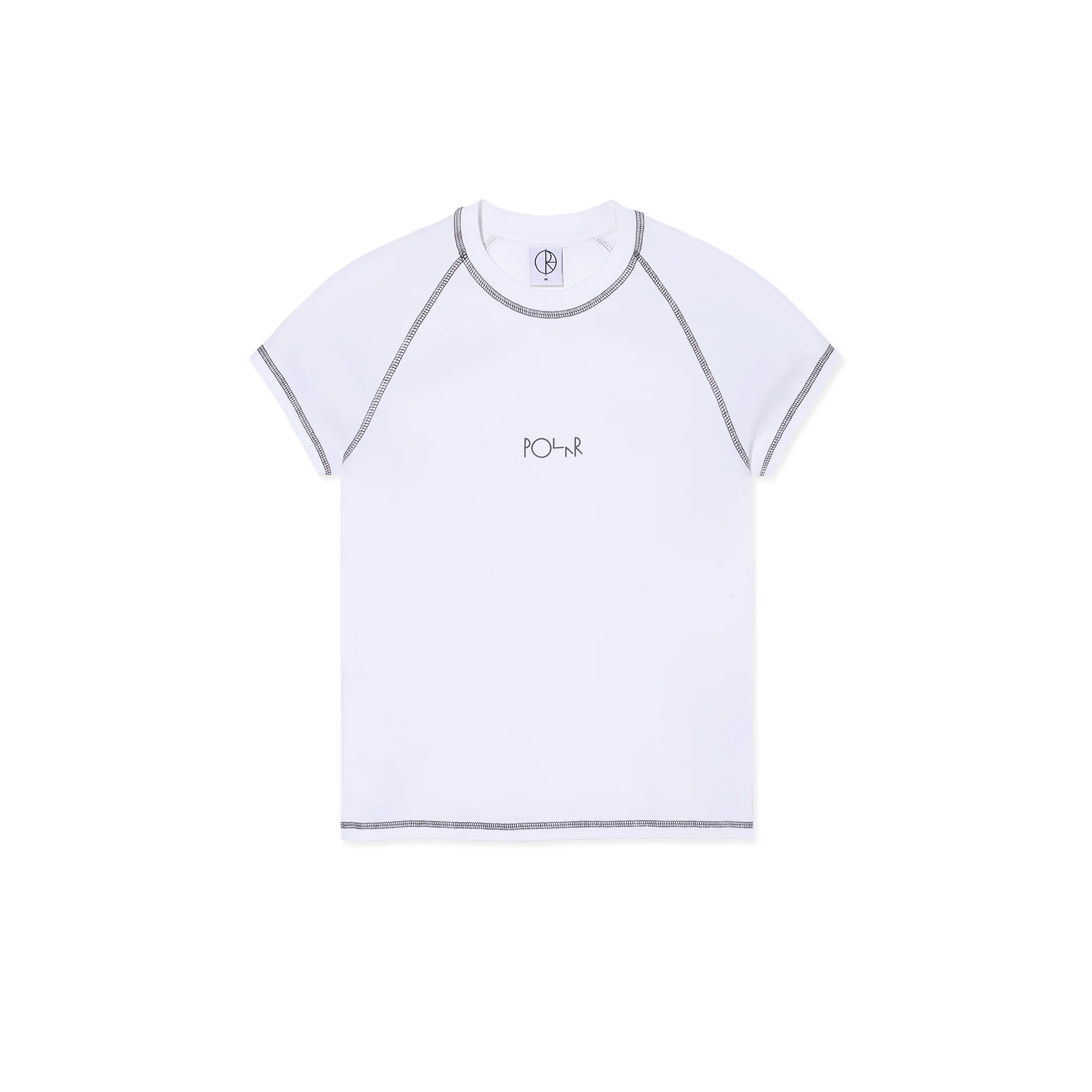 Baby Tee | Script Logo - White/Graphite