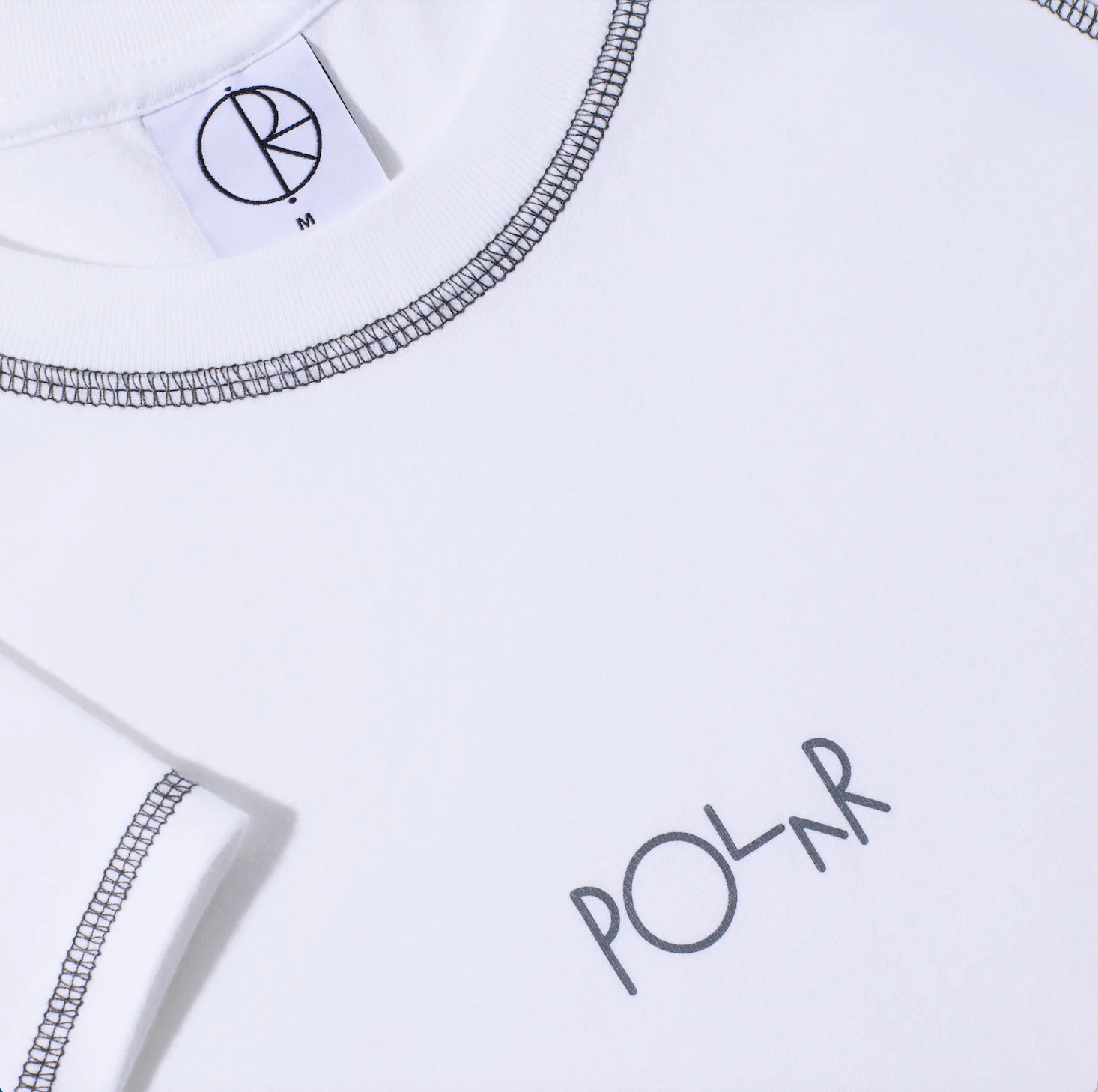 Baby Tee | Script Logo - White/Graphite - Image 3