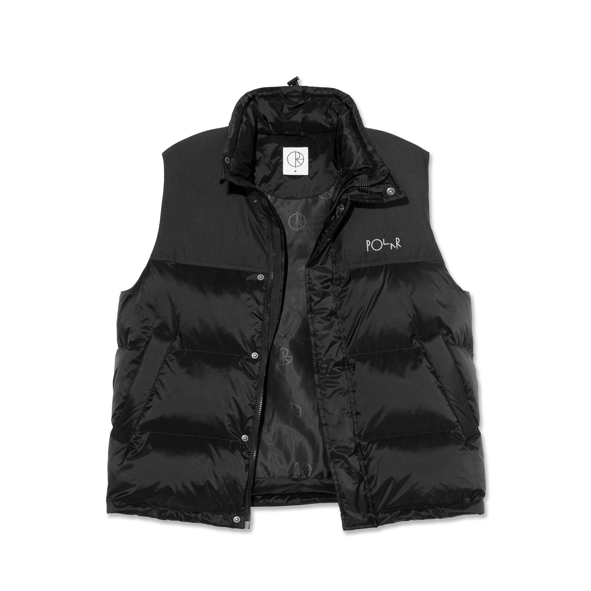 Basic Puffer Vest - Black - Image 2
