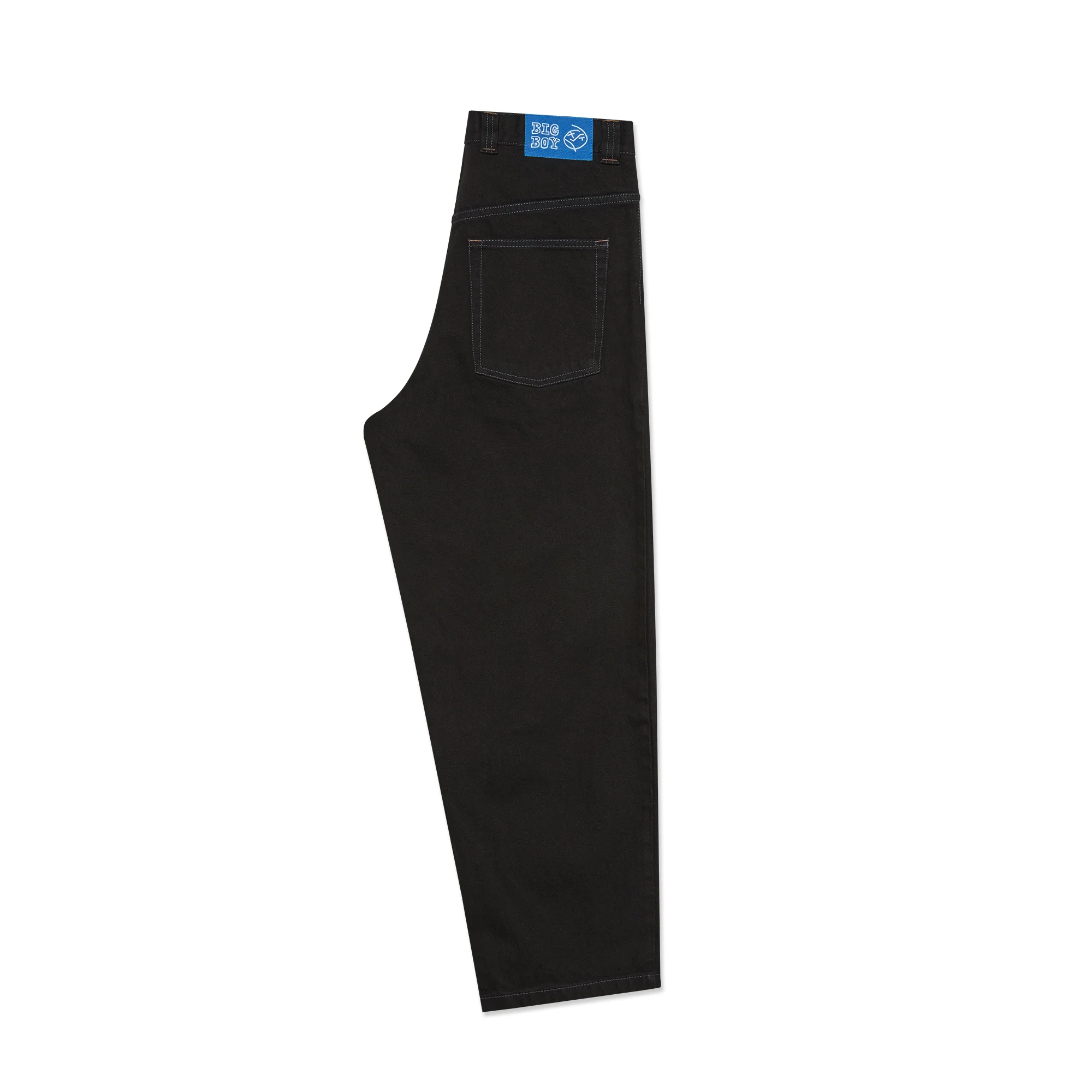 Big Boy Pants - Black/Blue Stitching - Image 3