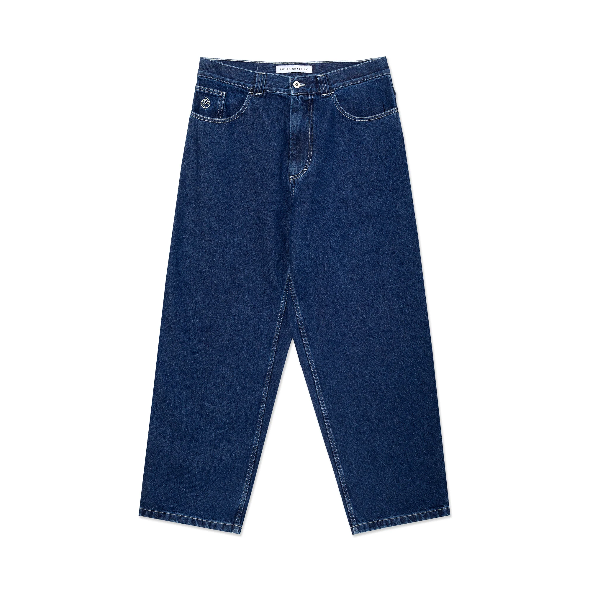 Big Boy Pants - Dark Blue w/ White Stitching