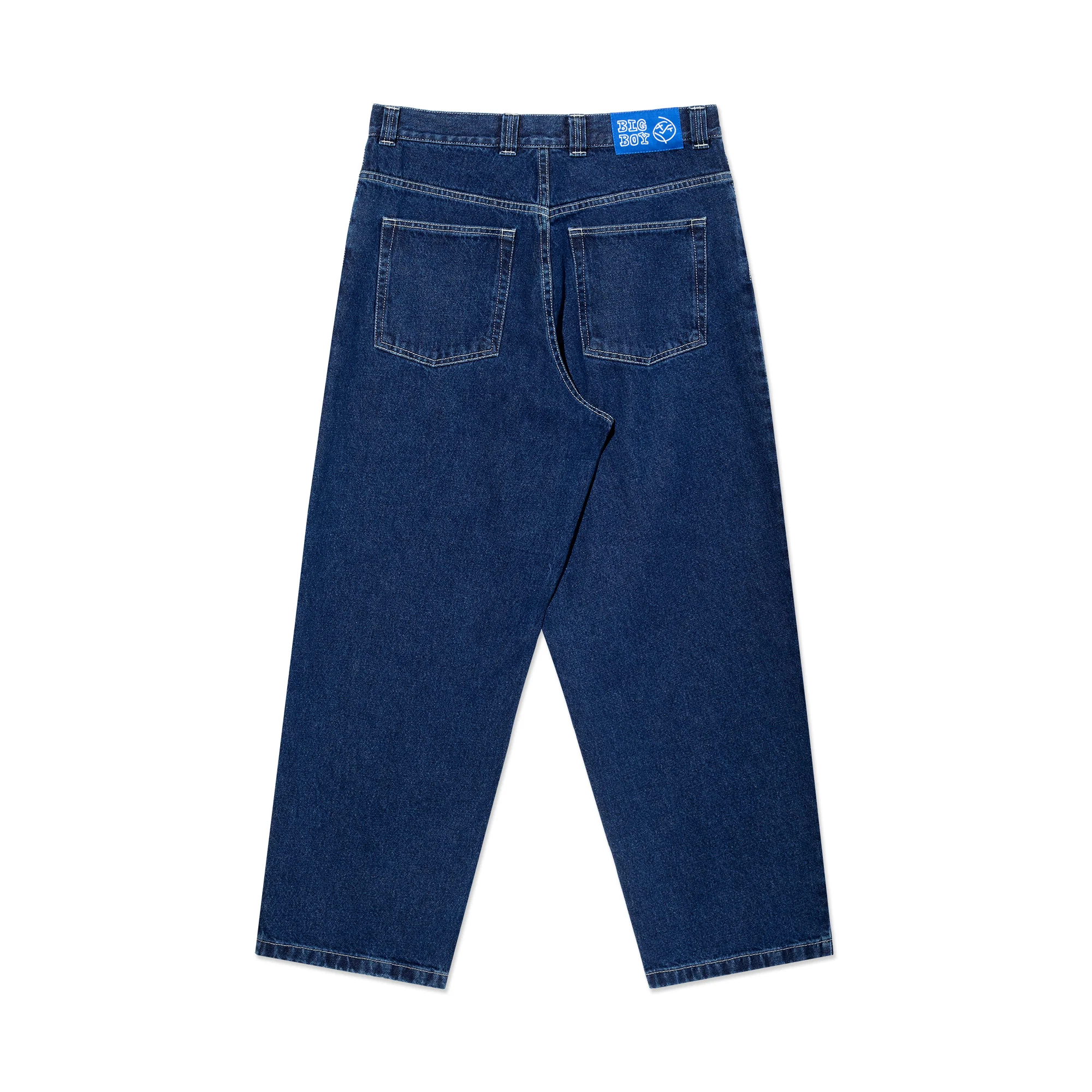 Big Boy Pants - Dark Blue w/ White Stitching - Image 2