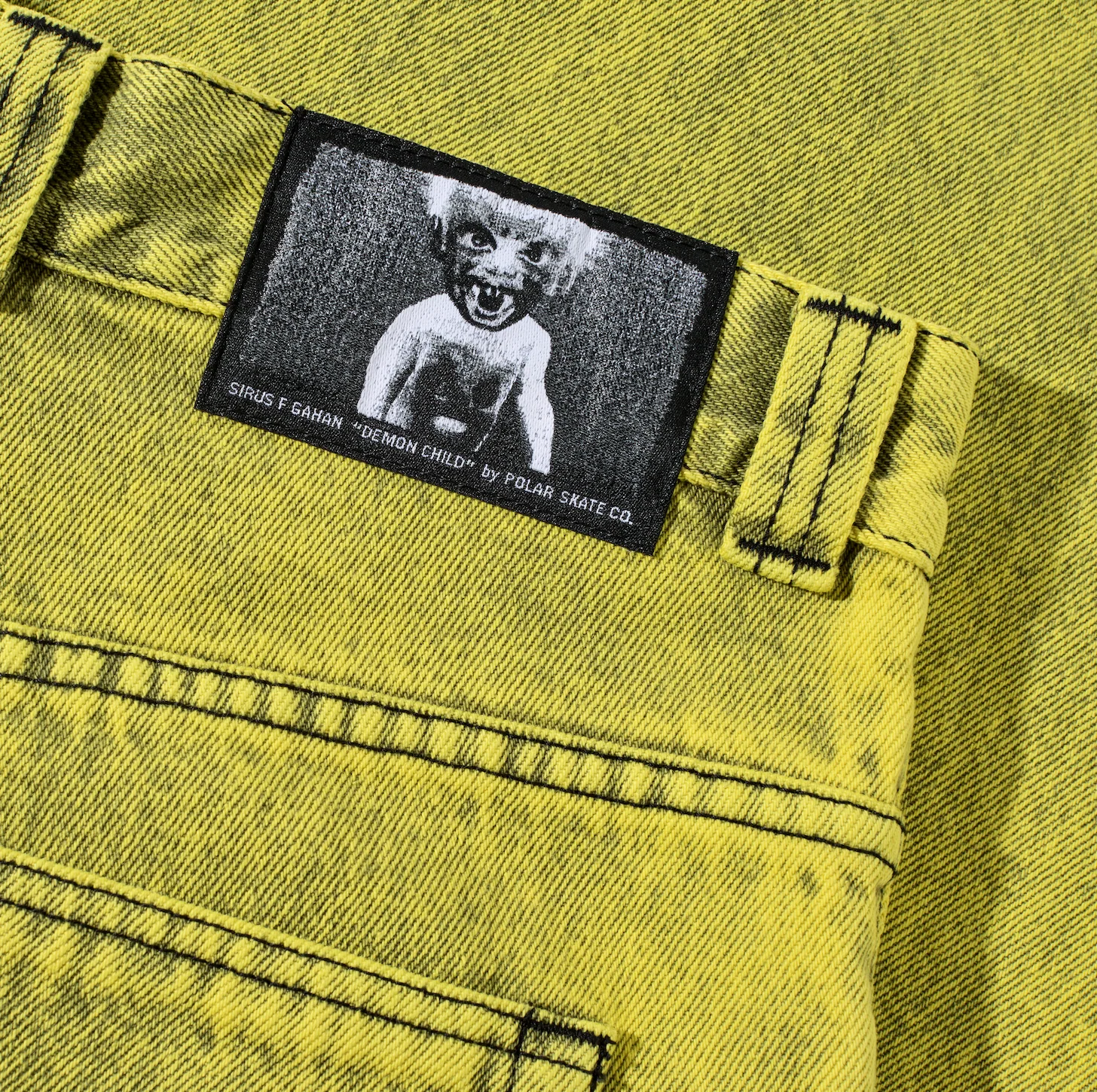 Big Boy Pants | Demon Child - Lemon Black - Image 5