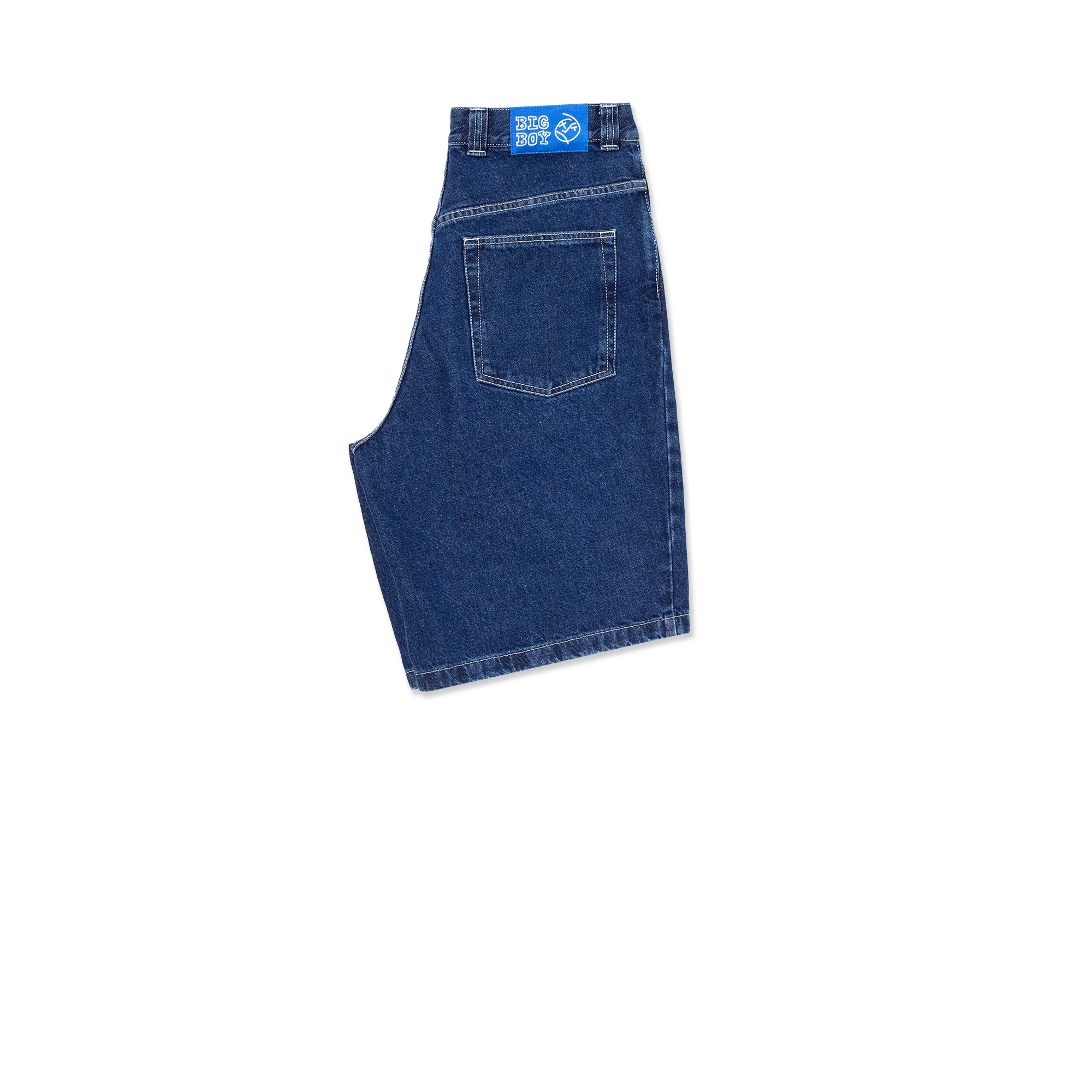 Big Boy Shorts - Dark Blue w/ White Stitching - Image 3