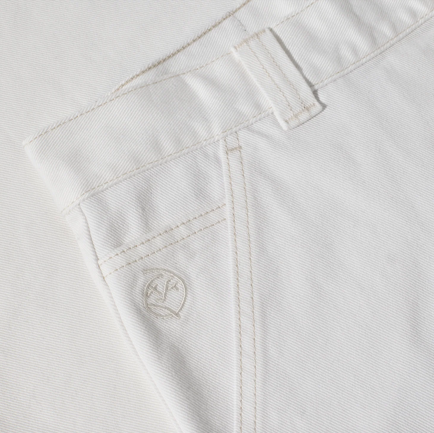 Big Boy Work Pants - Ecru - Image 4