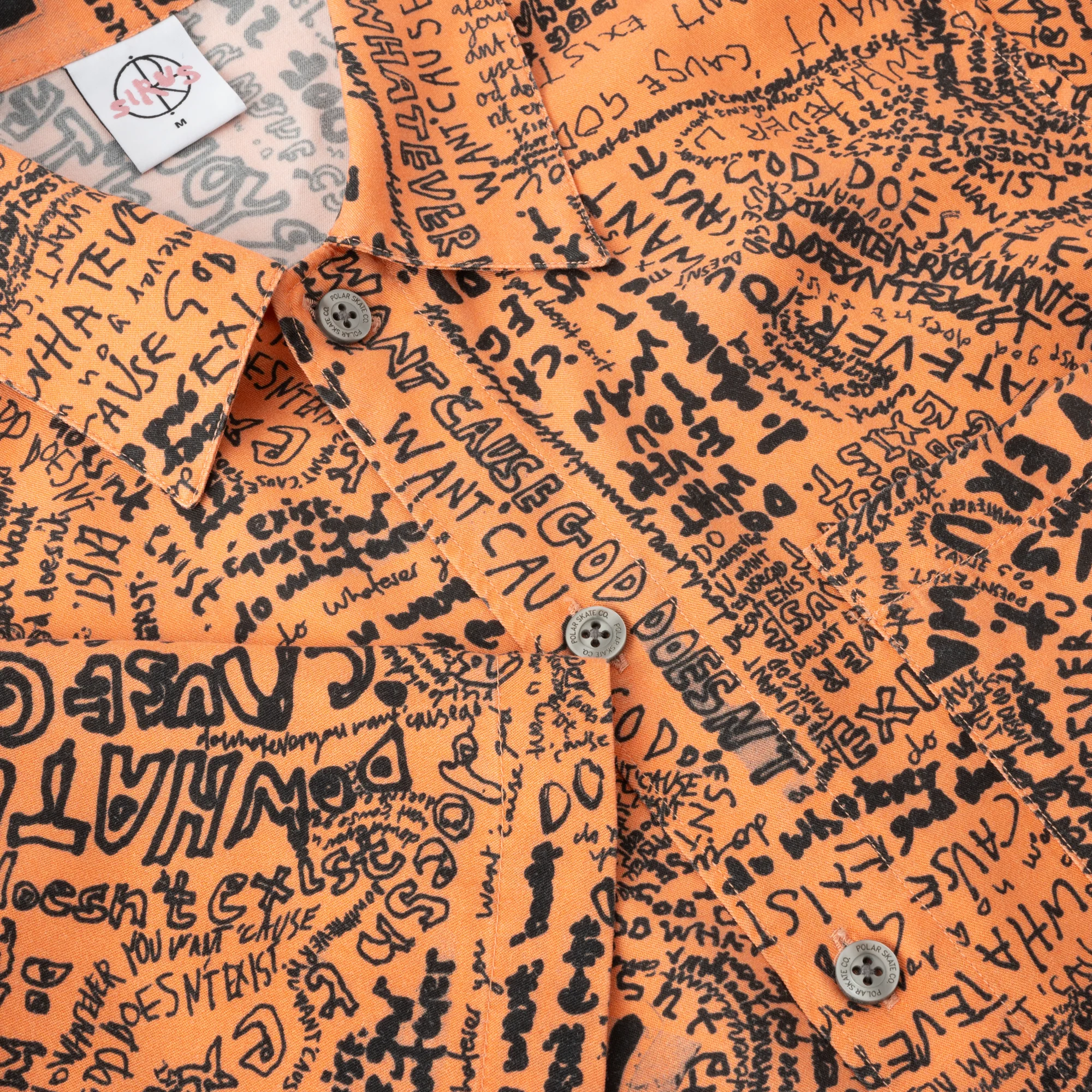 Bowling Shirt | Exist - Orange - Image 3
