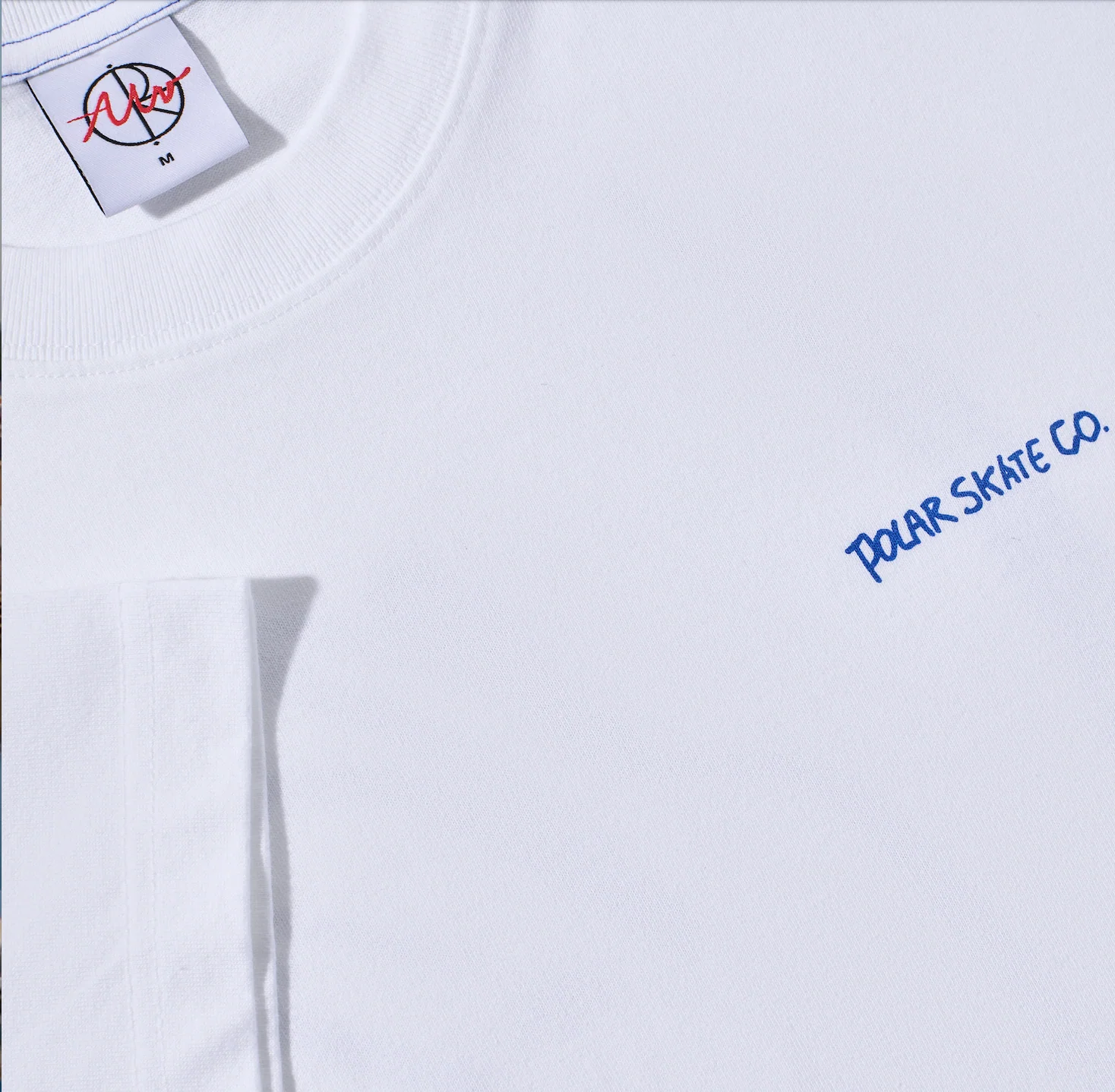 Contrast Tee | Doodle - White/Ultramarine - Image 3