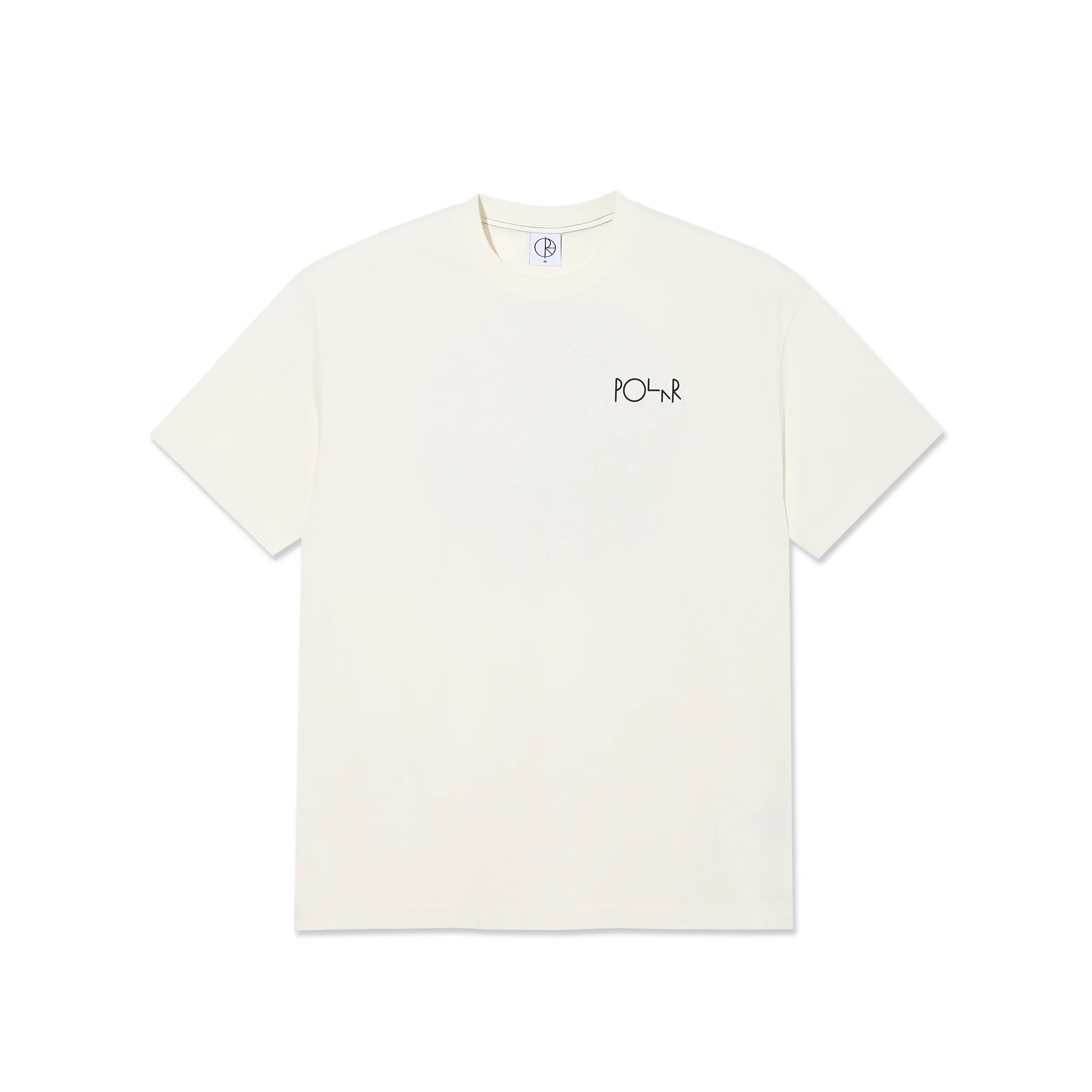 Contrast Tee | Fill Logo - Ivory/Black