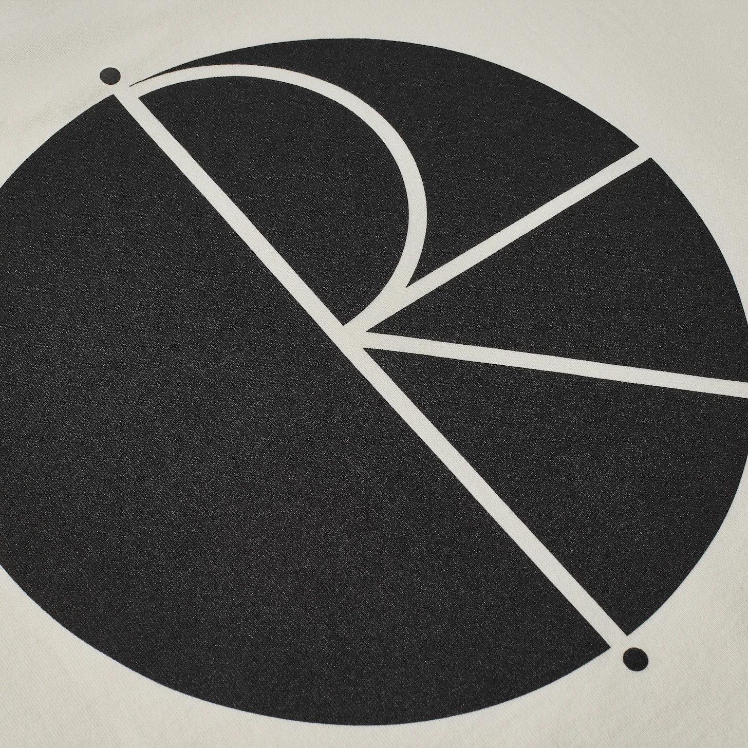 Contrast Tee | Fill Logo - Ivory/Black - Image 4