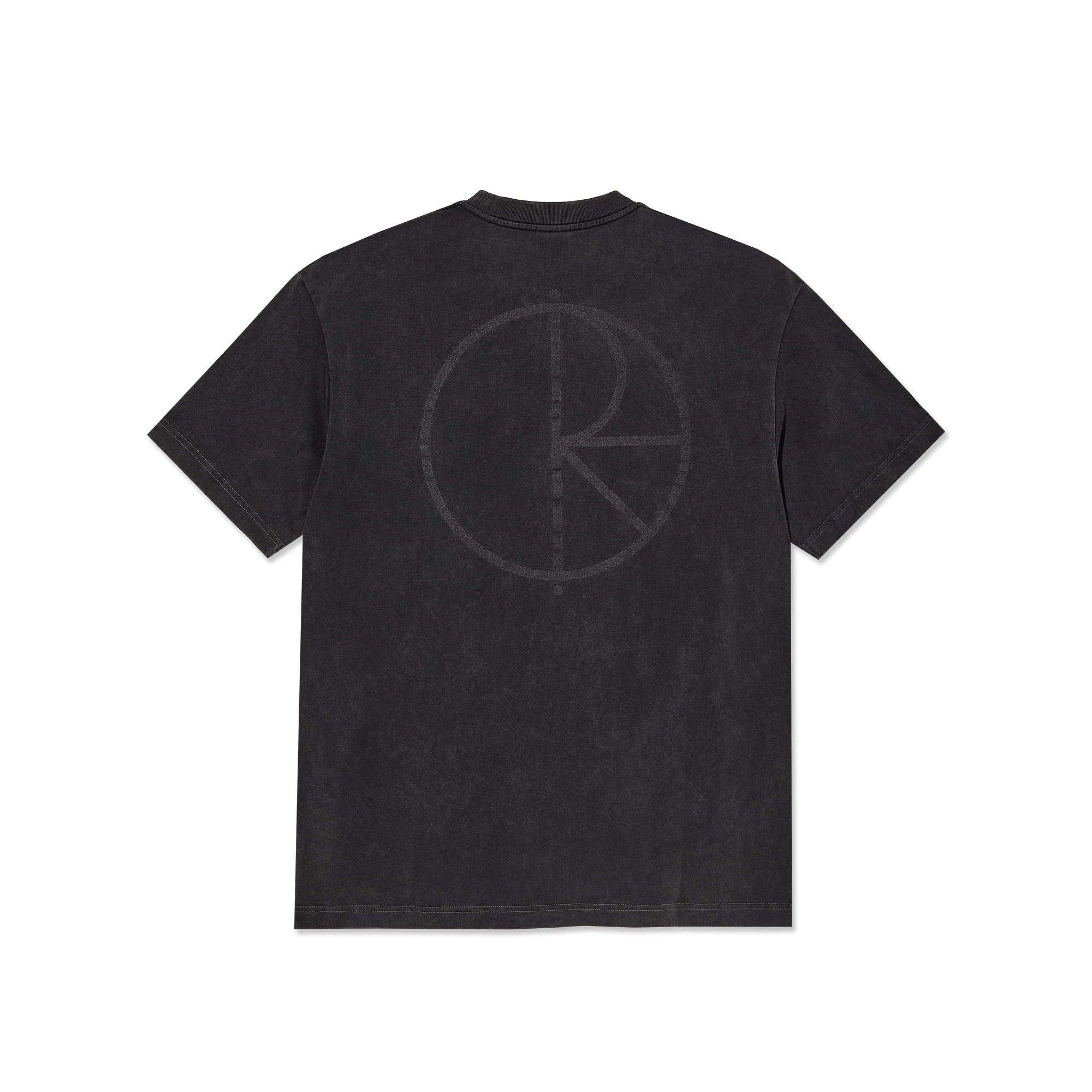Contrast Tee | Stroke Logo - Silver Black/Black - Image 2