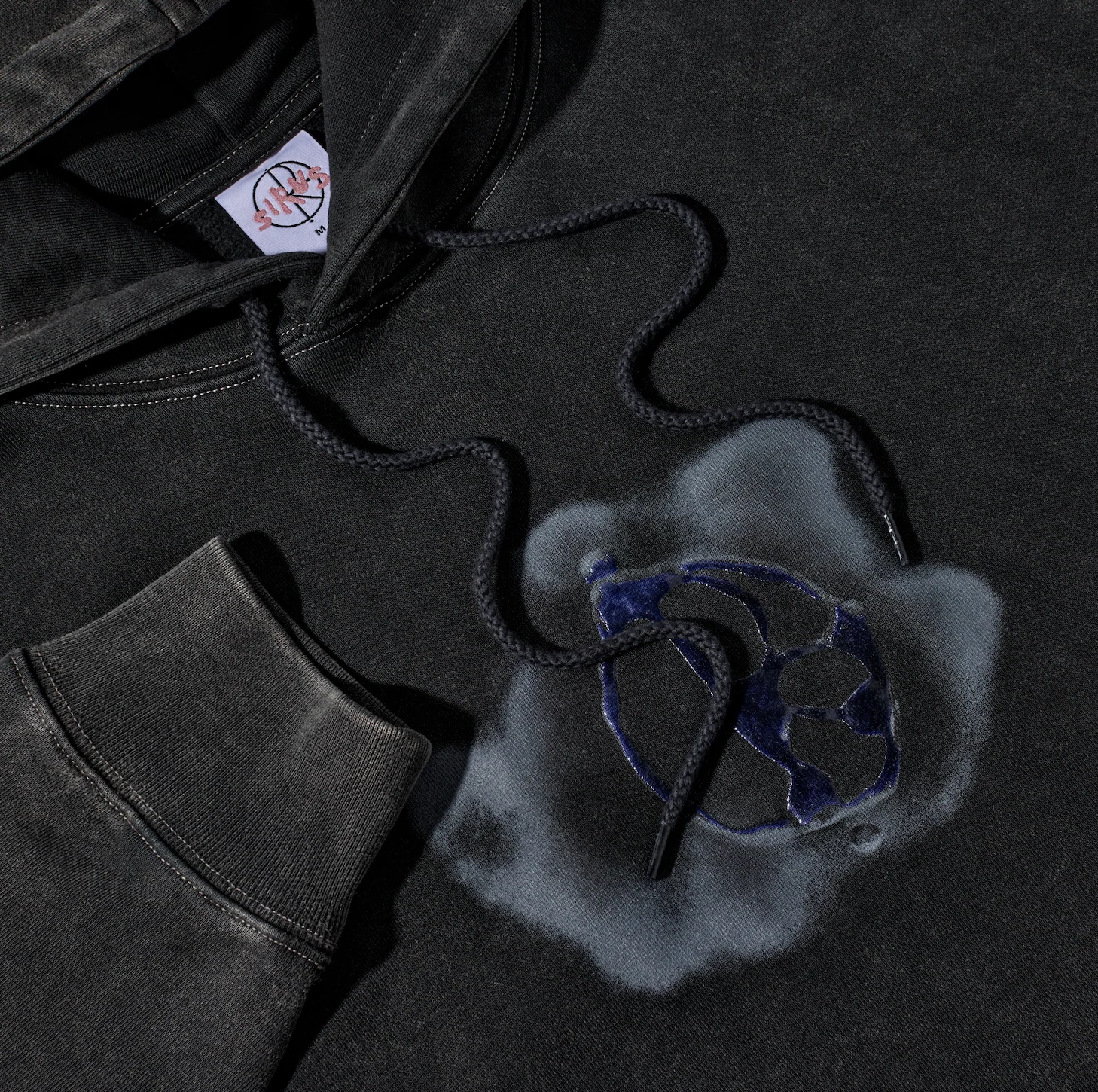 Dave Hoodie | Metal Logo - Silver black - Image 3