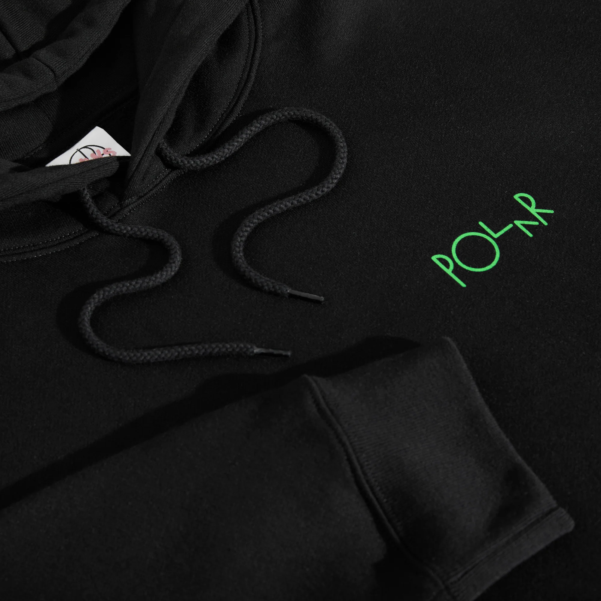 Dave Hoodie | Fill Logo | Ourselves Collage - Black - Image 3