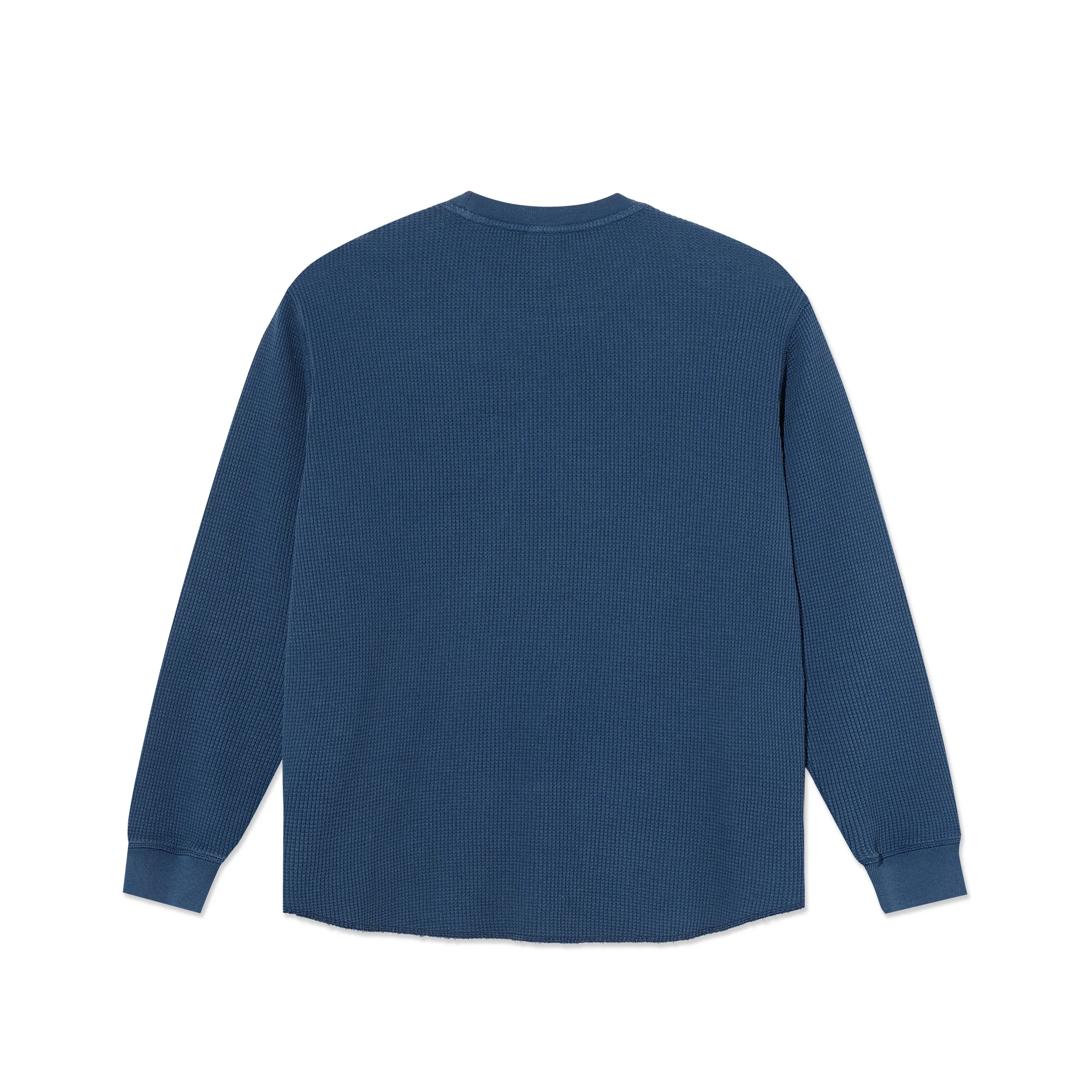 Dylan LS Tee | Waffle - Space Blue - Image 2