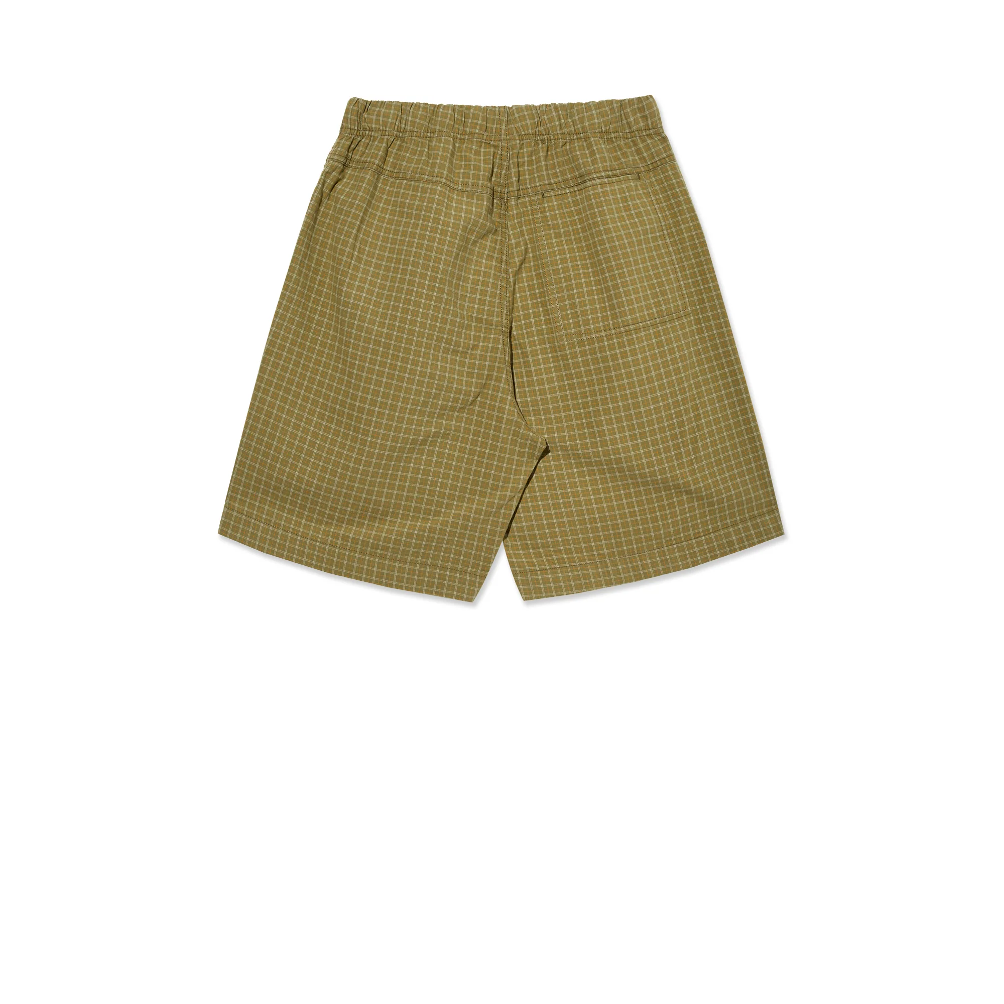 Hike Shorts | Cotton - Olive Check - Image 2