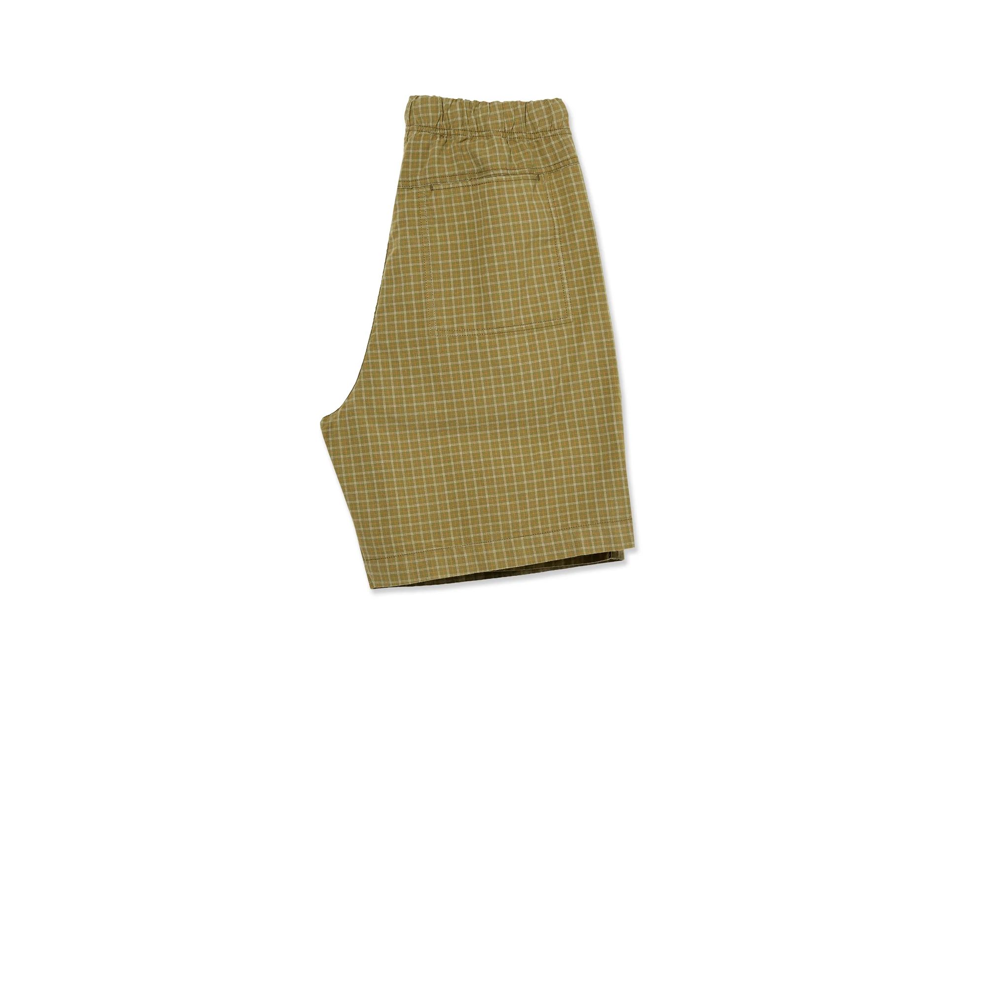Hike Shorts | Cotton - Olive Check - Image 3