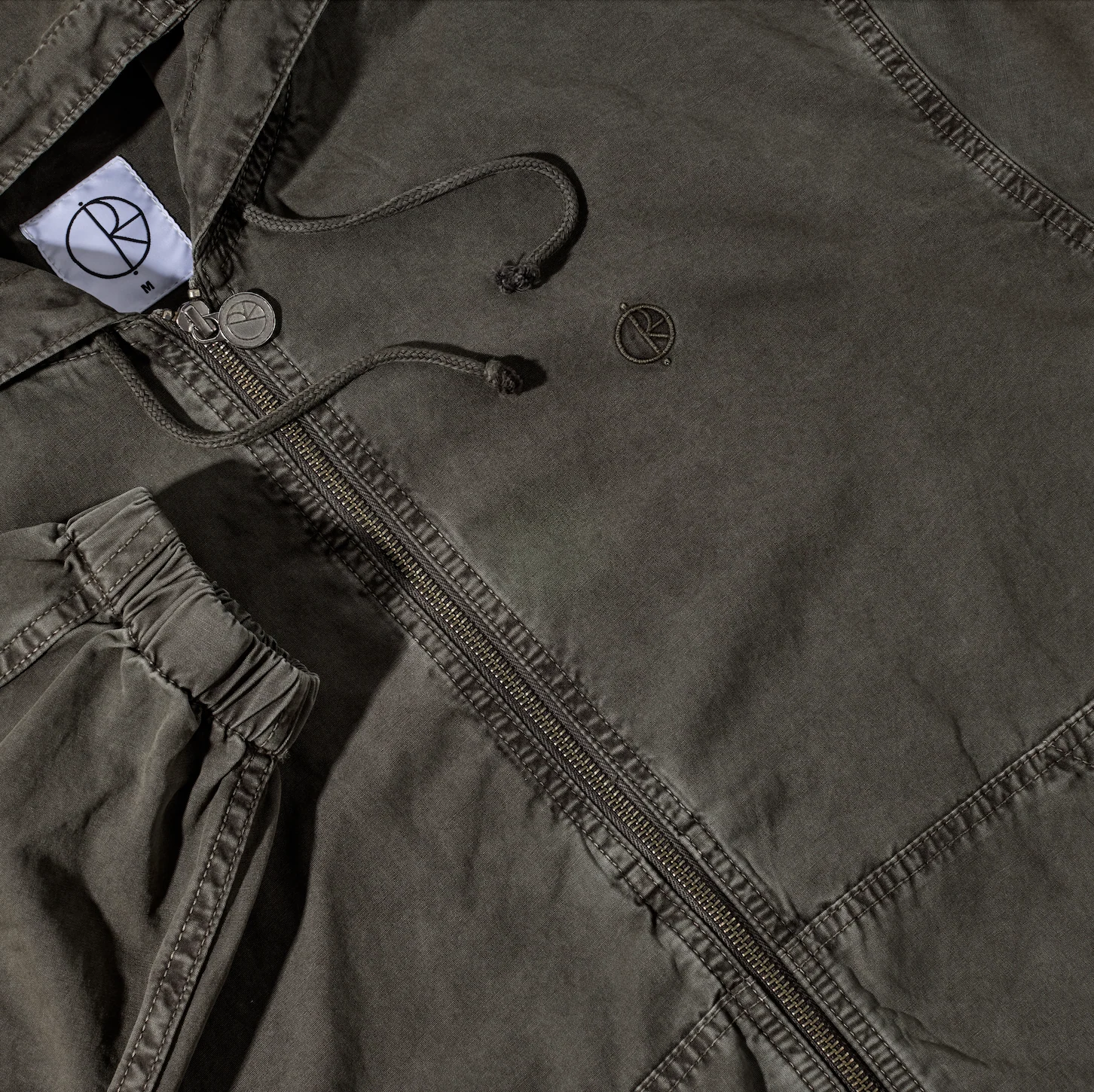 Hooded Nick Jacket - Washed Grey - Image 6