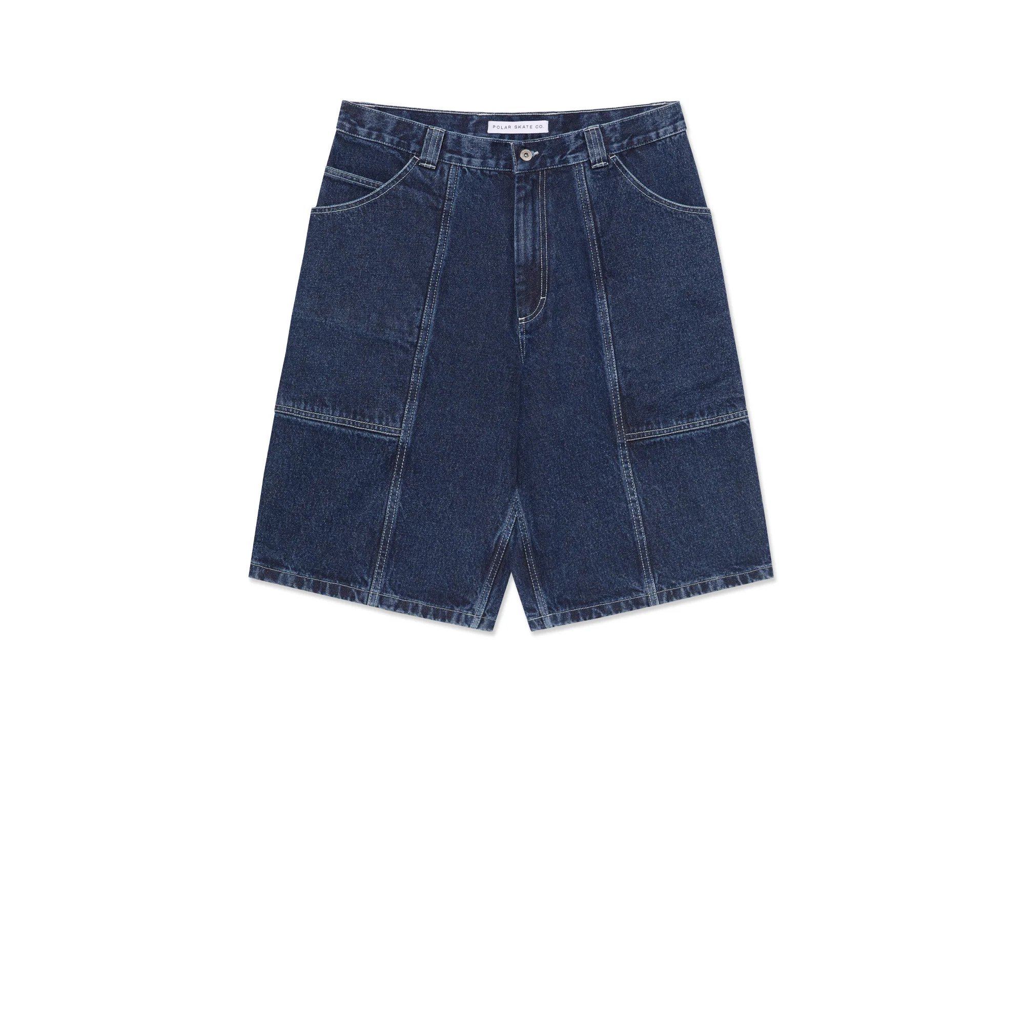 Jiro Shorts - Dark Blue w/ White Stitching