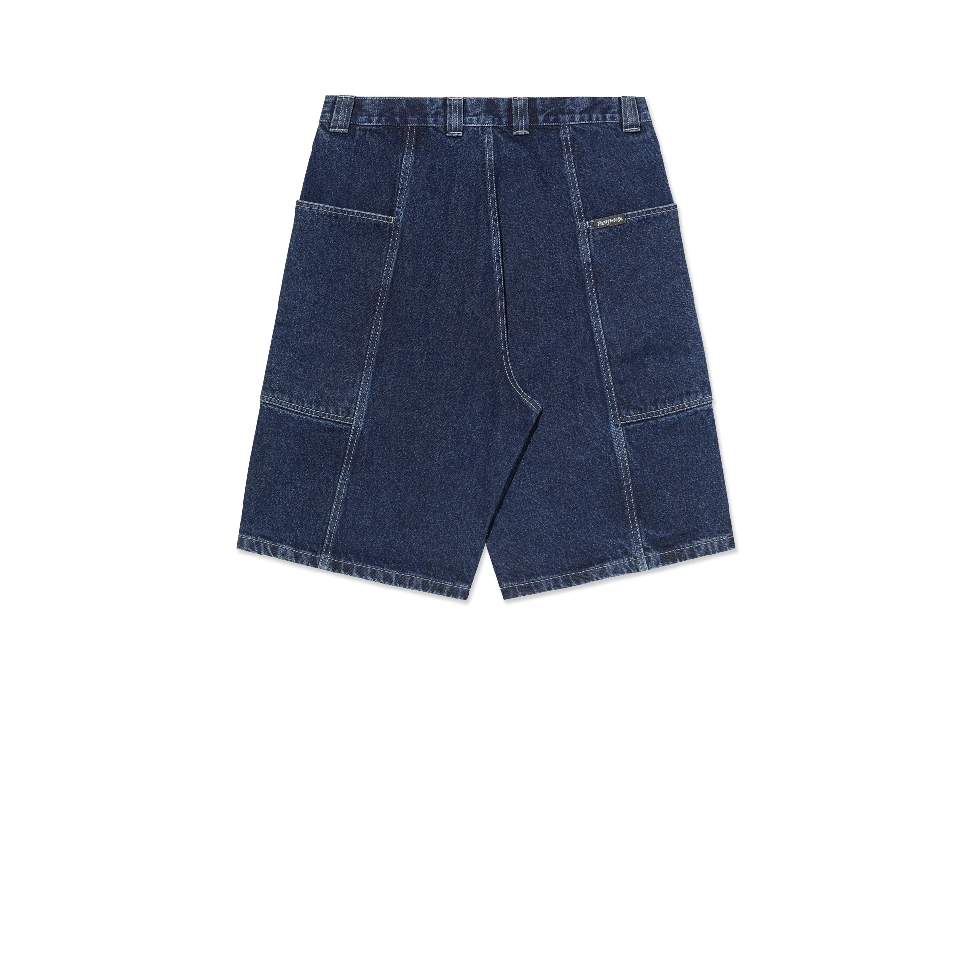 Jiro Shorts - Dark Blue w/ White Stitching - Image 2