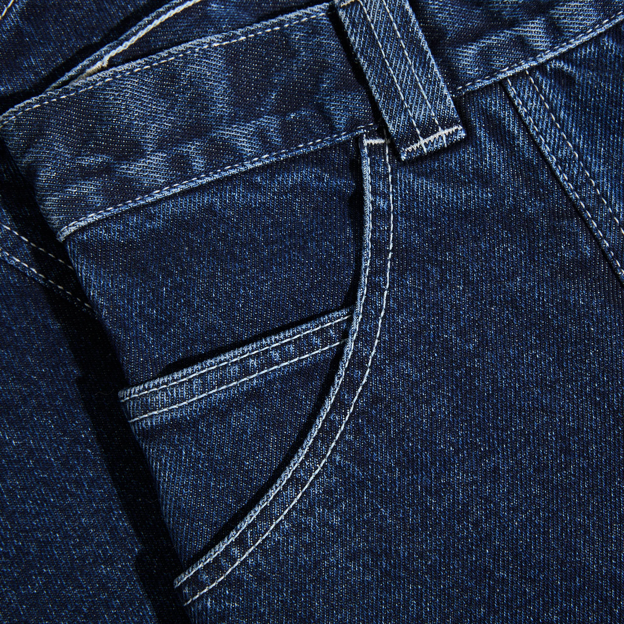 Jiro Shorts - Dark Blue w/ White Stitching - Image 4