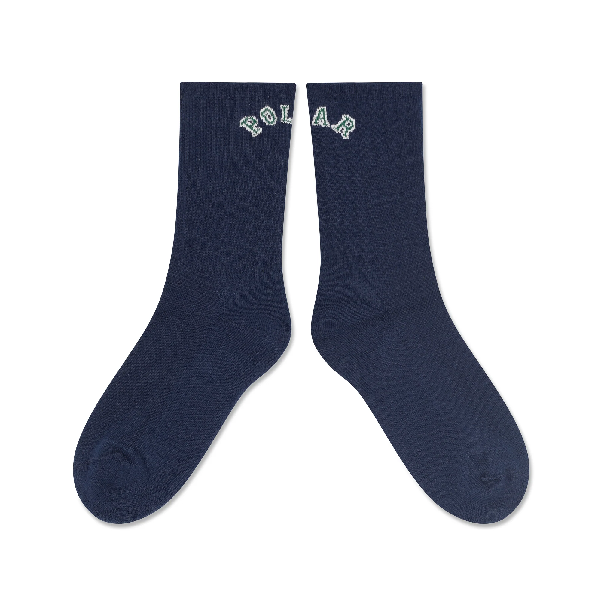 Large Rib Socks | College Logo - Dark Blue - Image 2