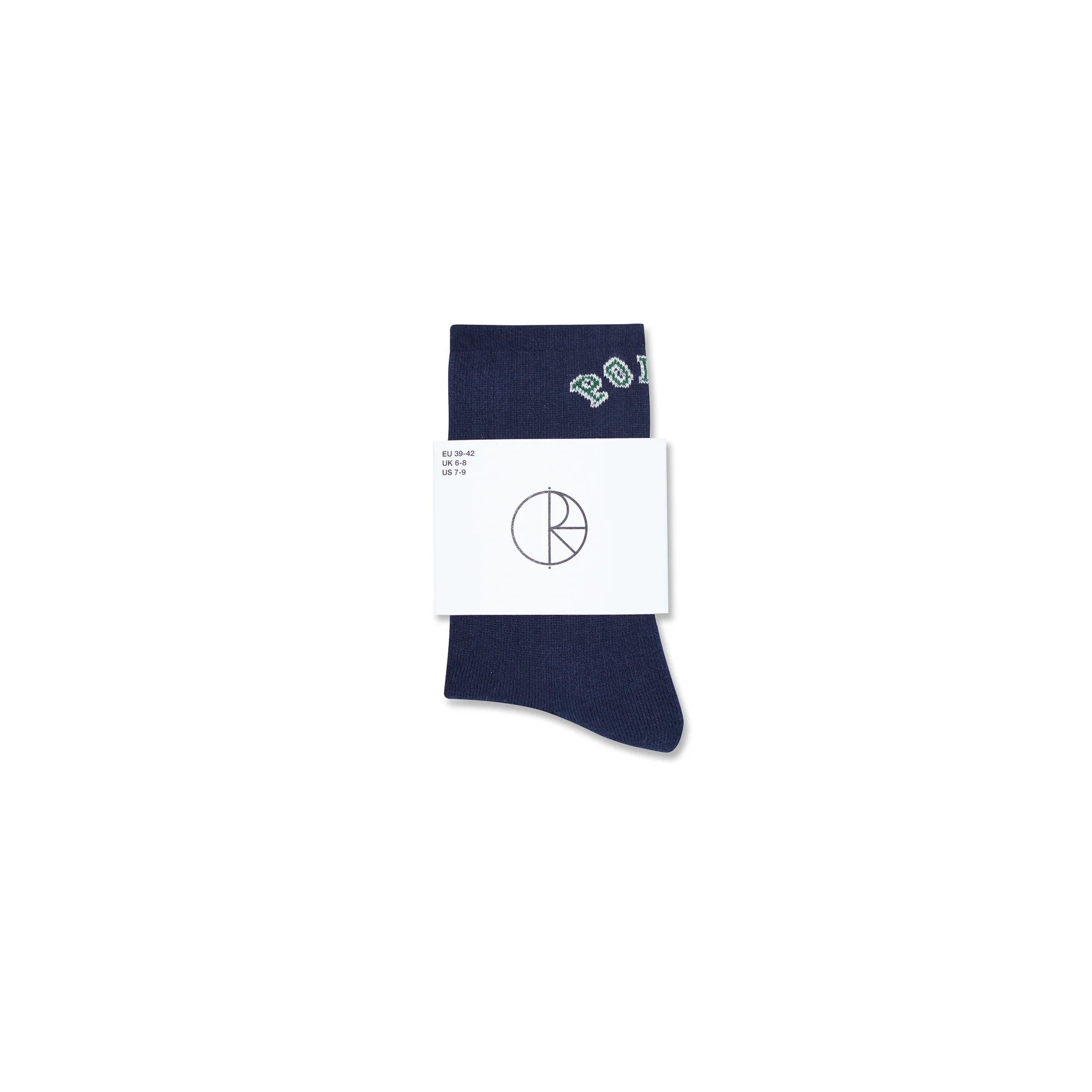 Large Rib Socks | College Logo - Dark Blue - Image 3
