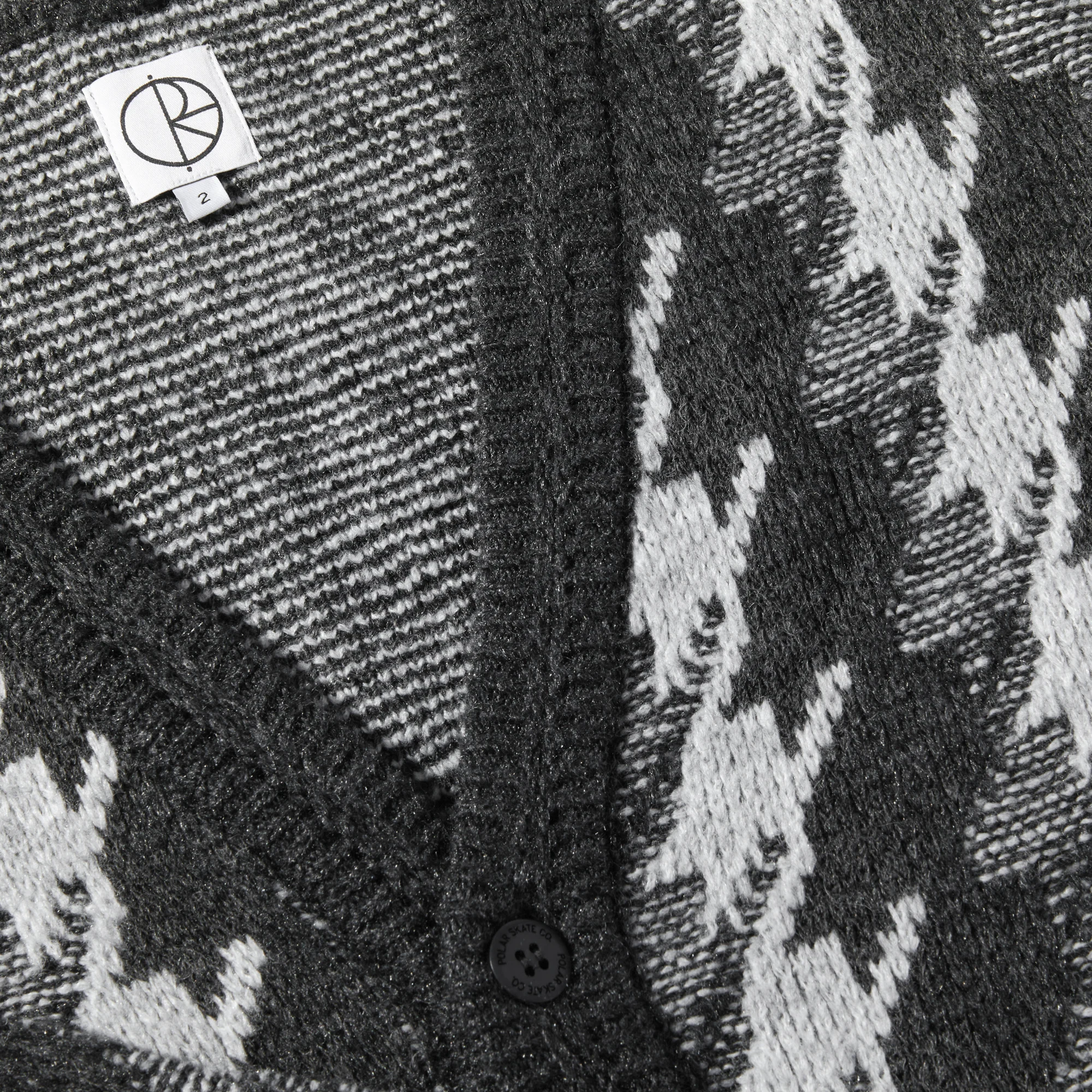 Louis Cardigan | Houndstooth - Grey - Image 3