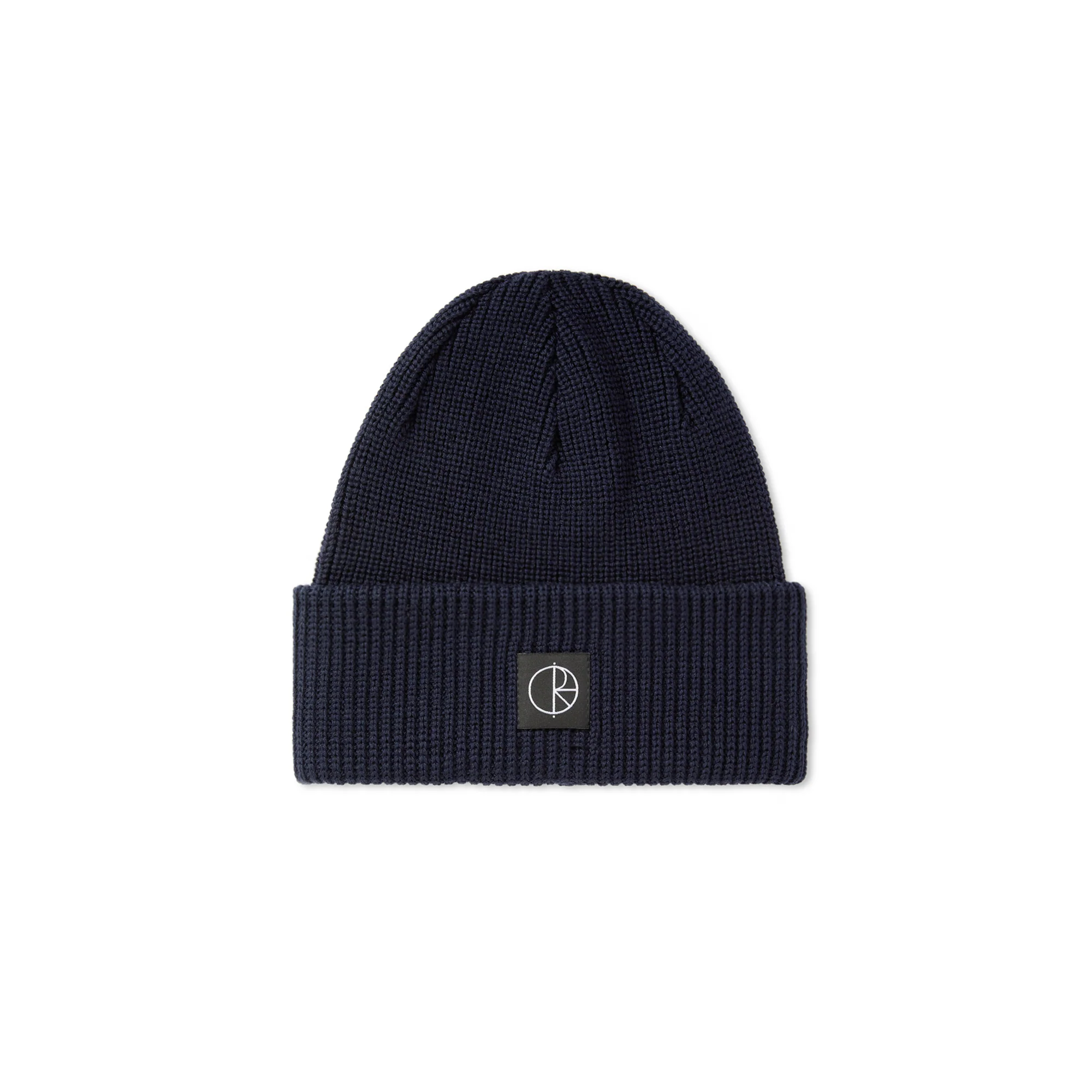 Double Fold Merino Beanie | Navy