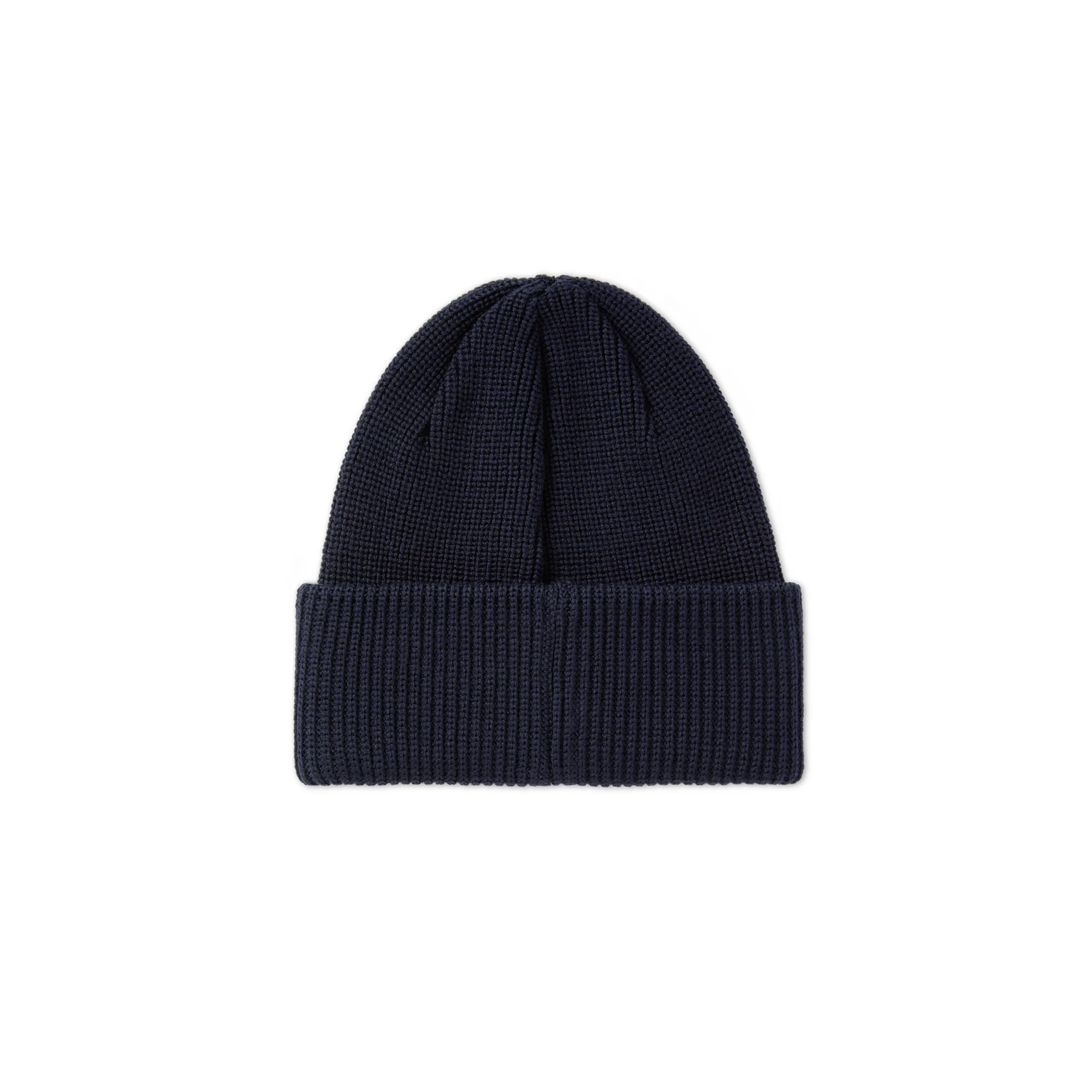 Double Fold Merino Beanie | Navy - Image 2