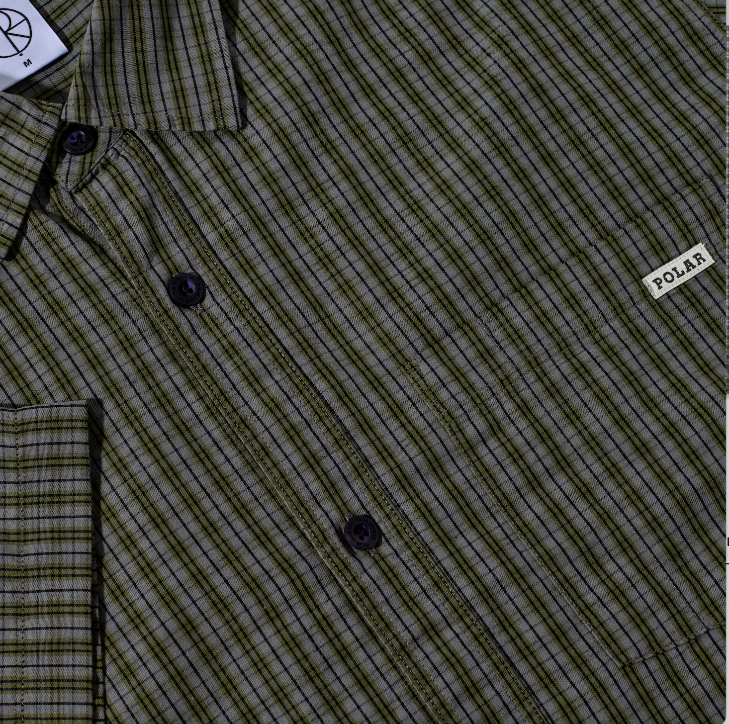 Mitchell Shirt - Black/Green - Image 3