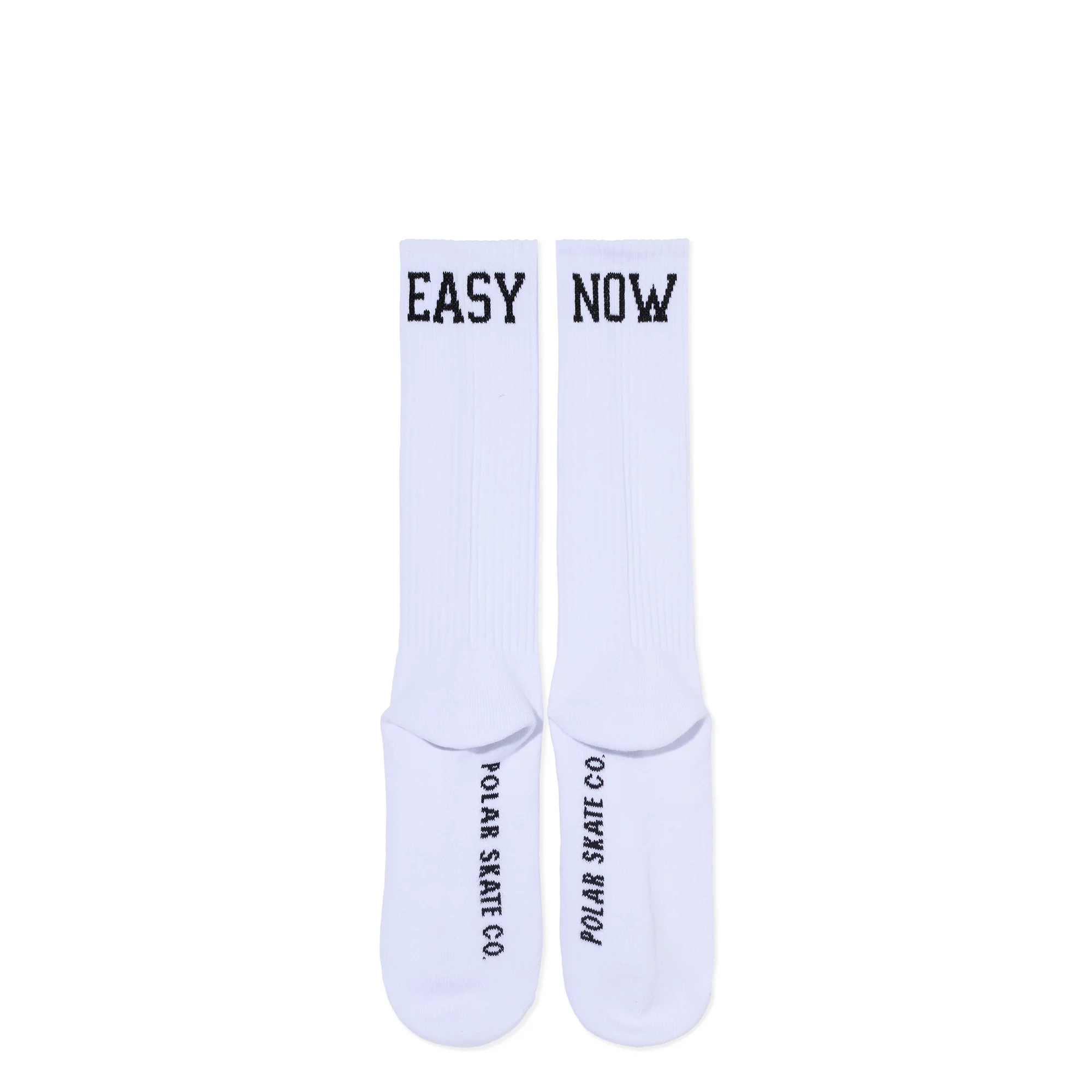 Rib Socks | Long | Easy Now - White - Image 2