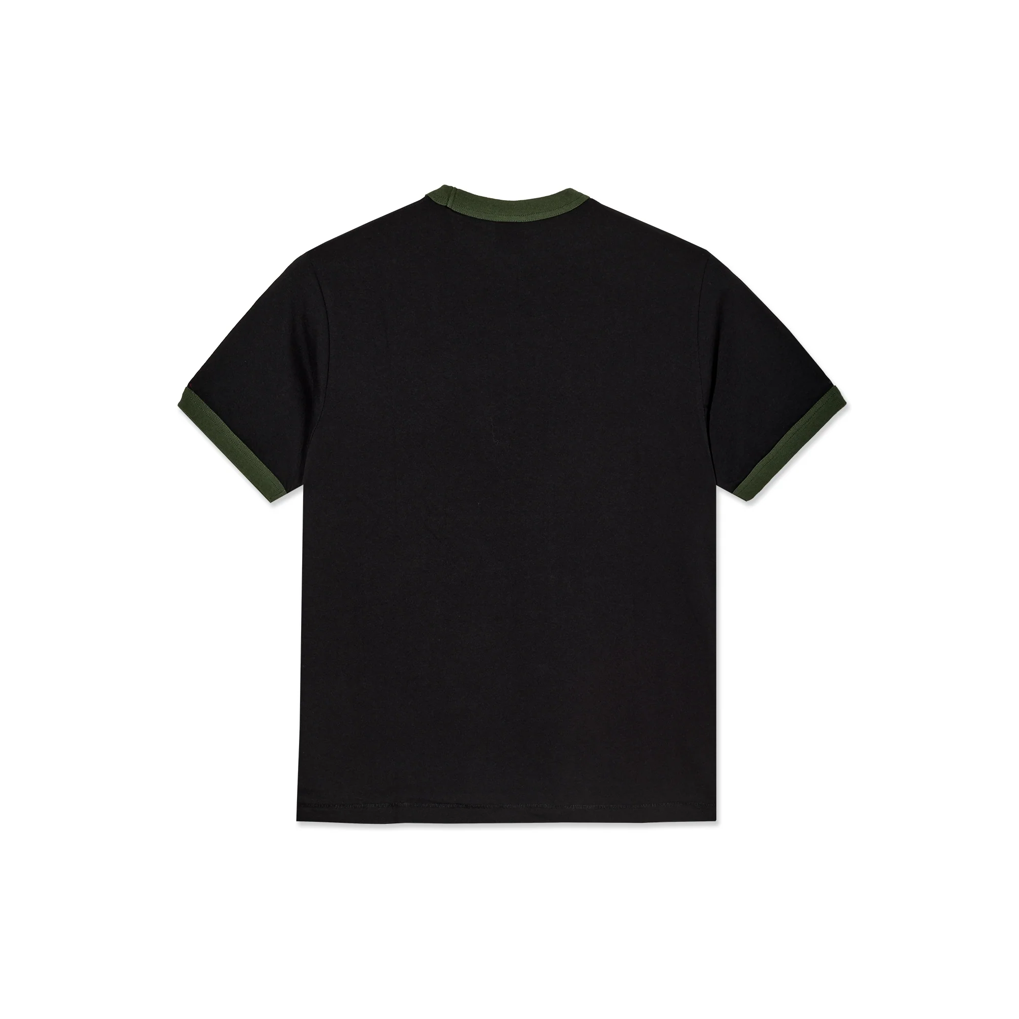 Ringer Tee - Black/Uniform Green - Image 2