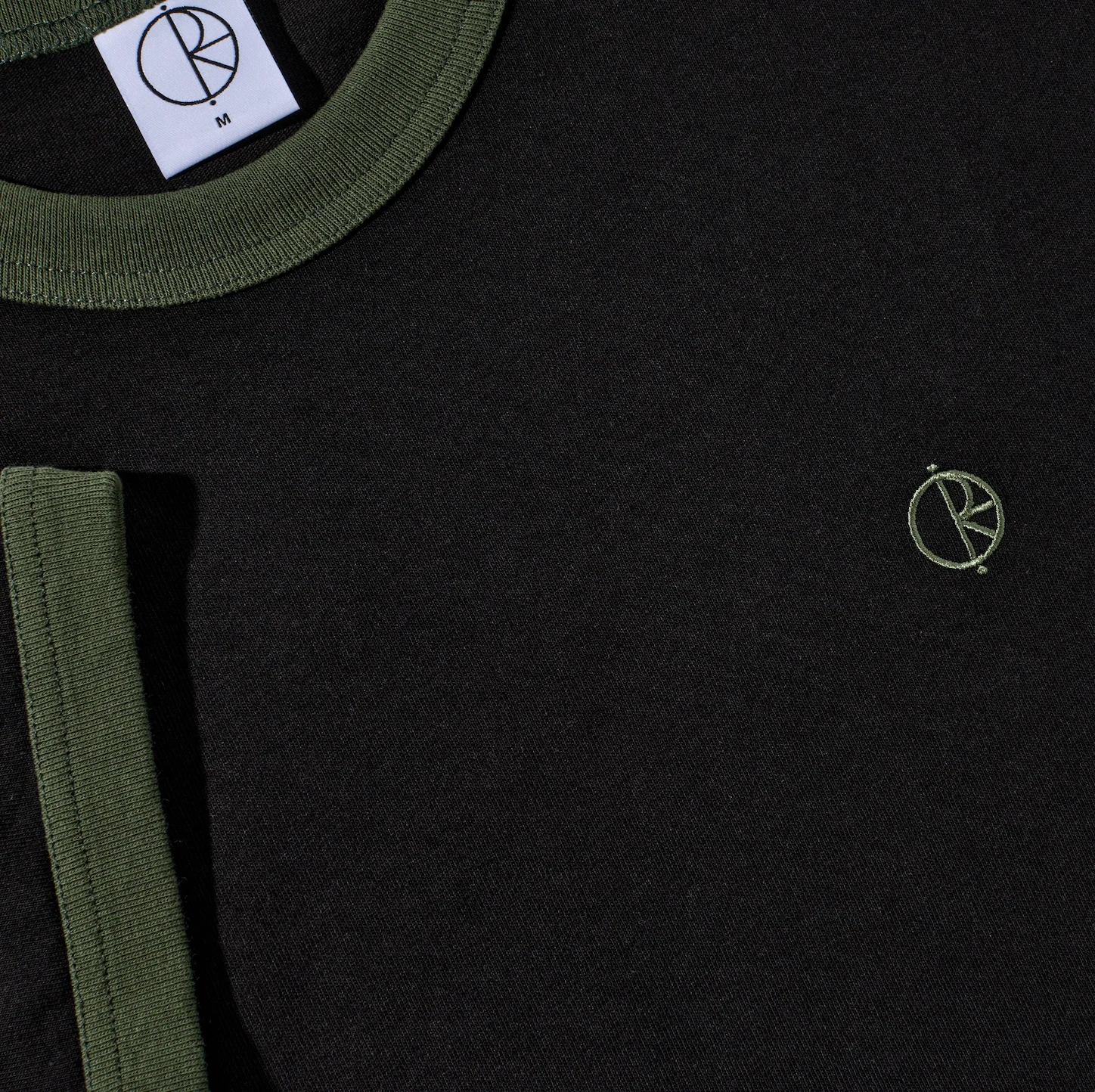 Ringer Tee - Black/Uniform Green - Image 3