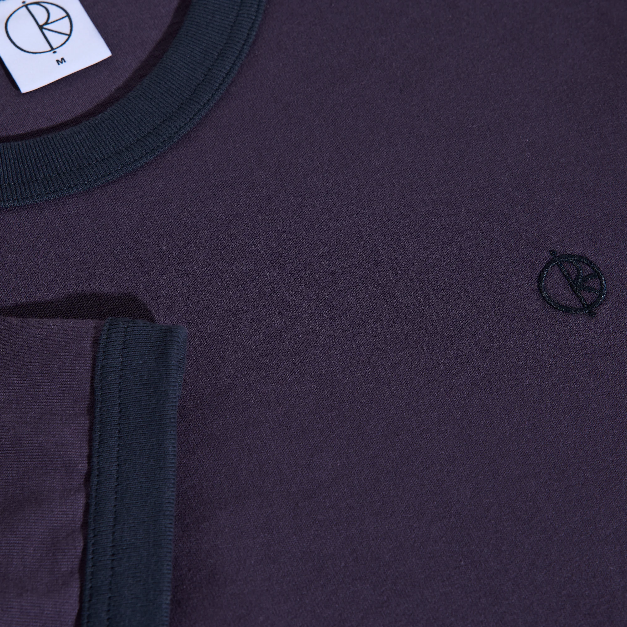 Ringer Tee - Dark Violet/Navy - Image 3