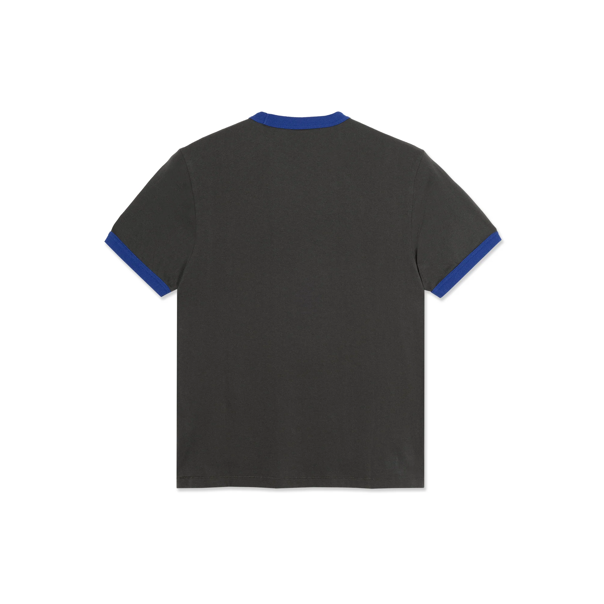 Ringer Tee - Dirty Black/Egyptian Blue - Image 2