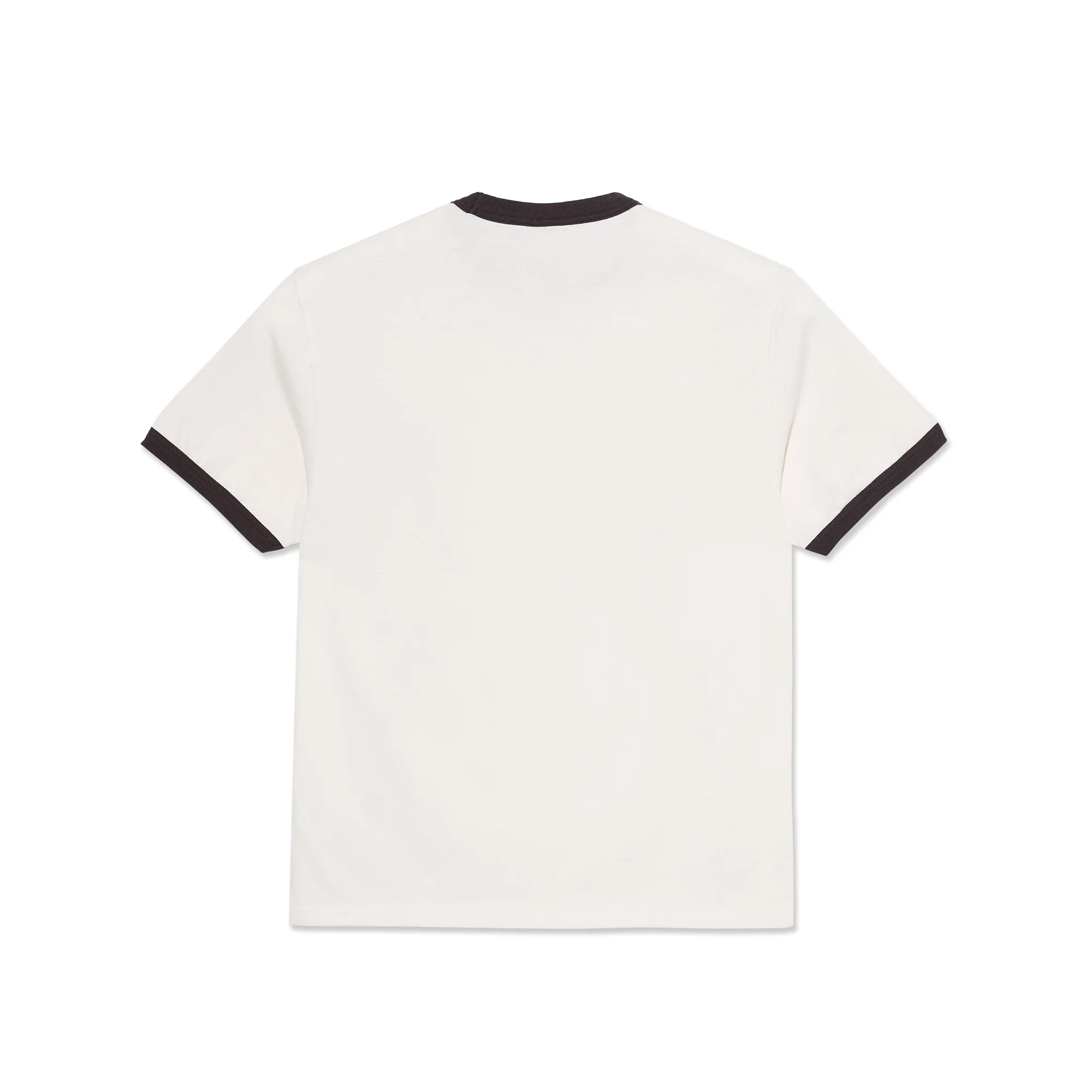 Ringer Tee - Ivory/Chocolate - Image 2