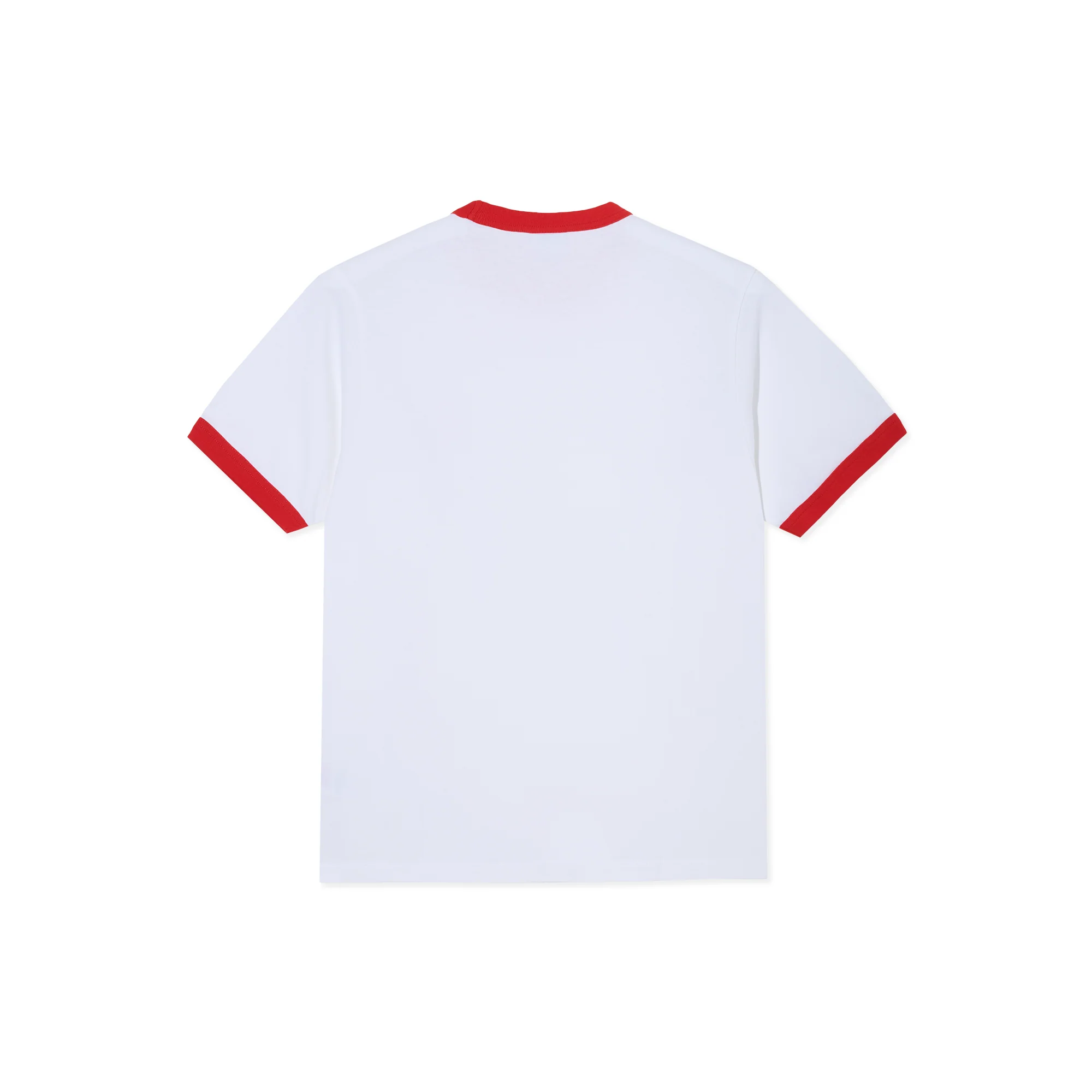 Ringer Tee - White/Red - Image 2