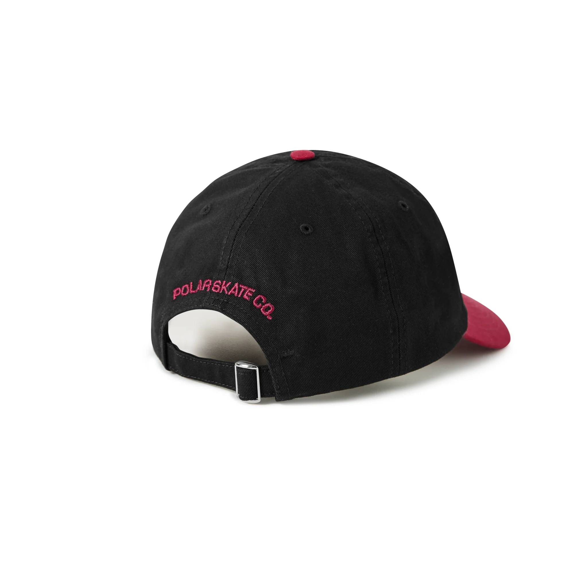 Sai Cap | Stroke Logo - Black / Redcurrant - Image 2