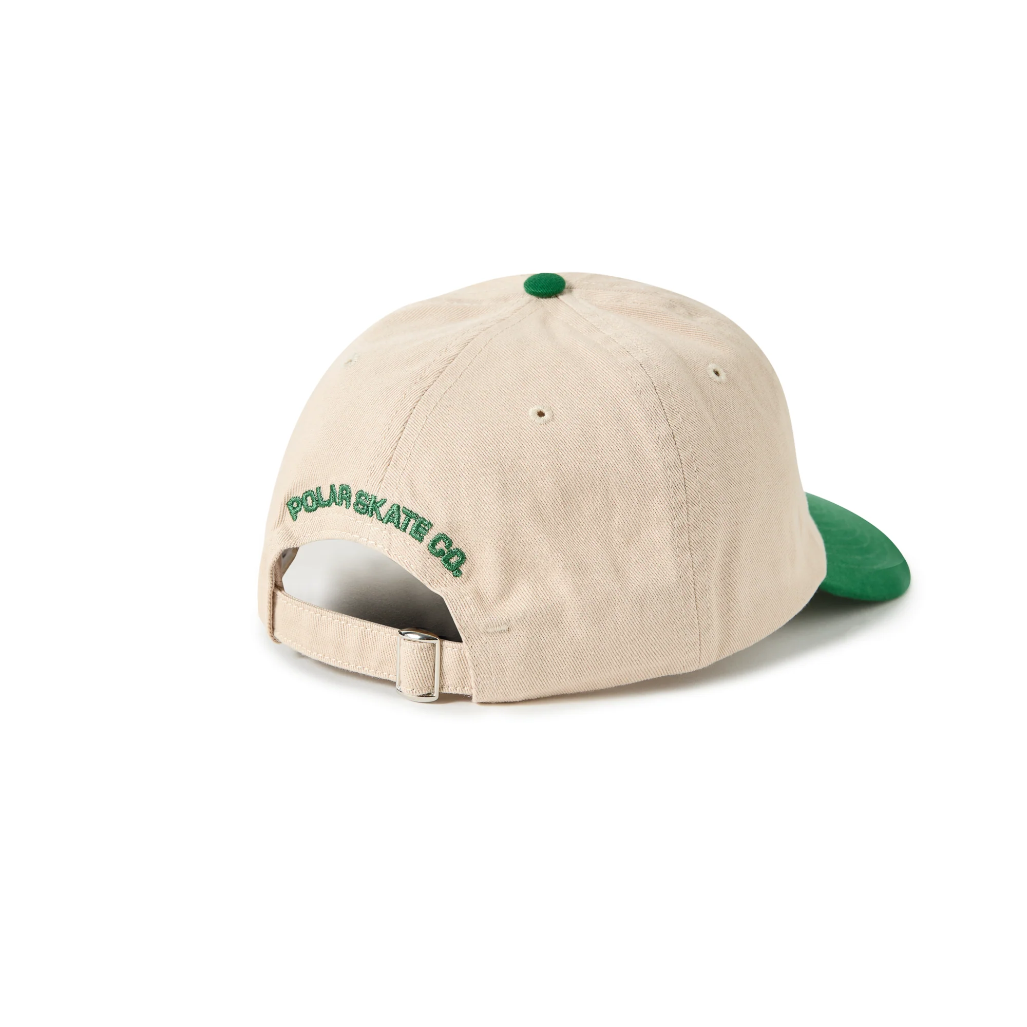 Sai Cap | Stroke Logo - Ecru / Green - Image 2