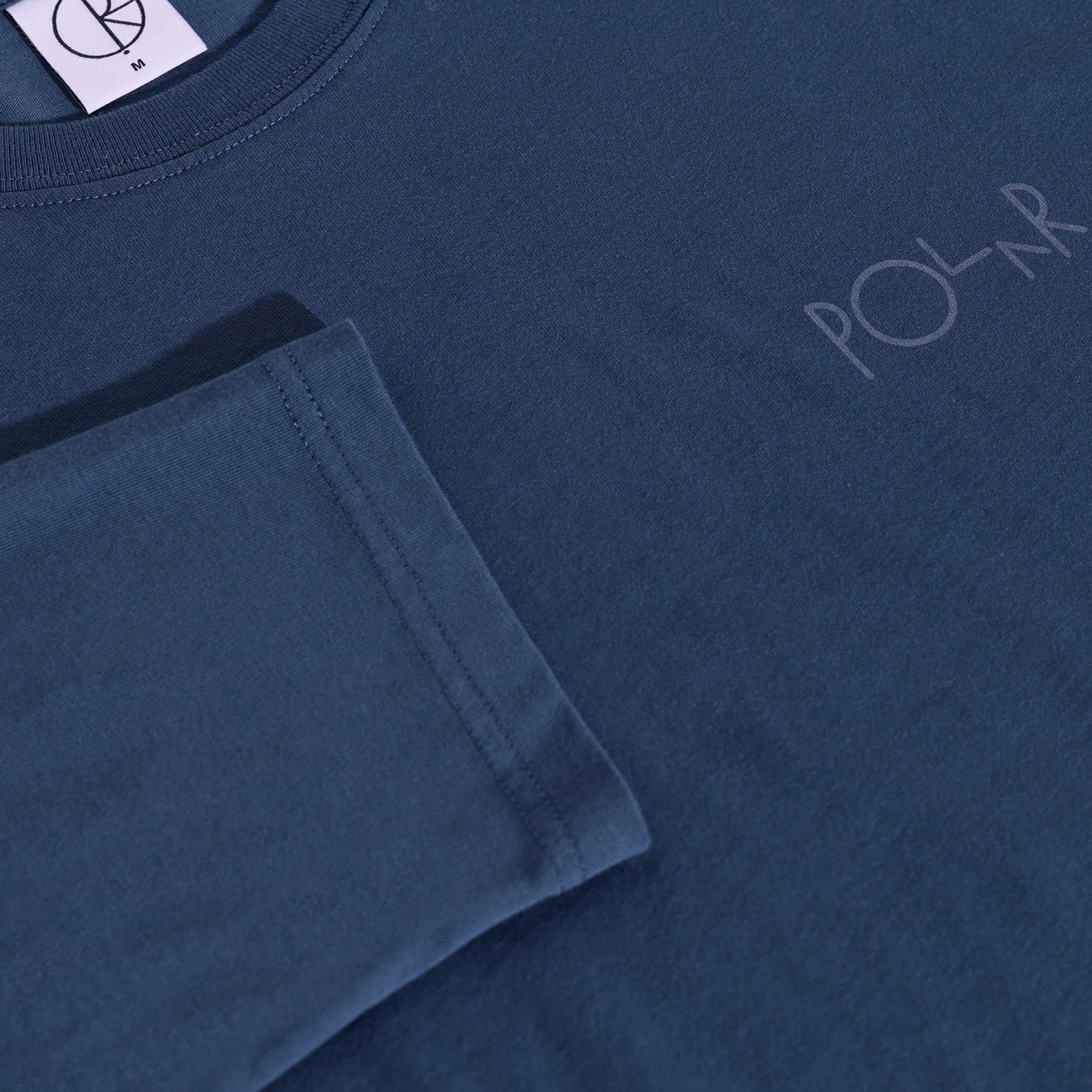 Steve LS Tee | Stroke Logo - Space Blue - Image 3