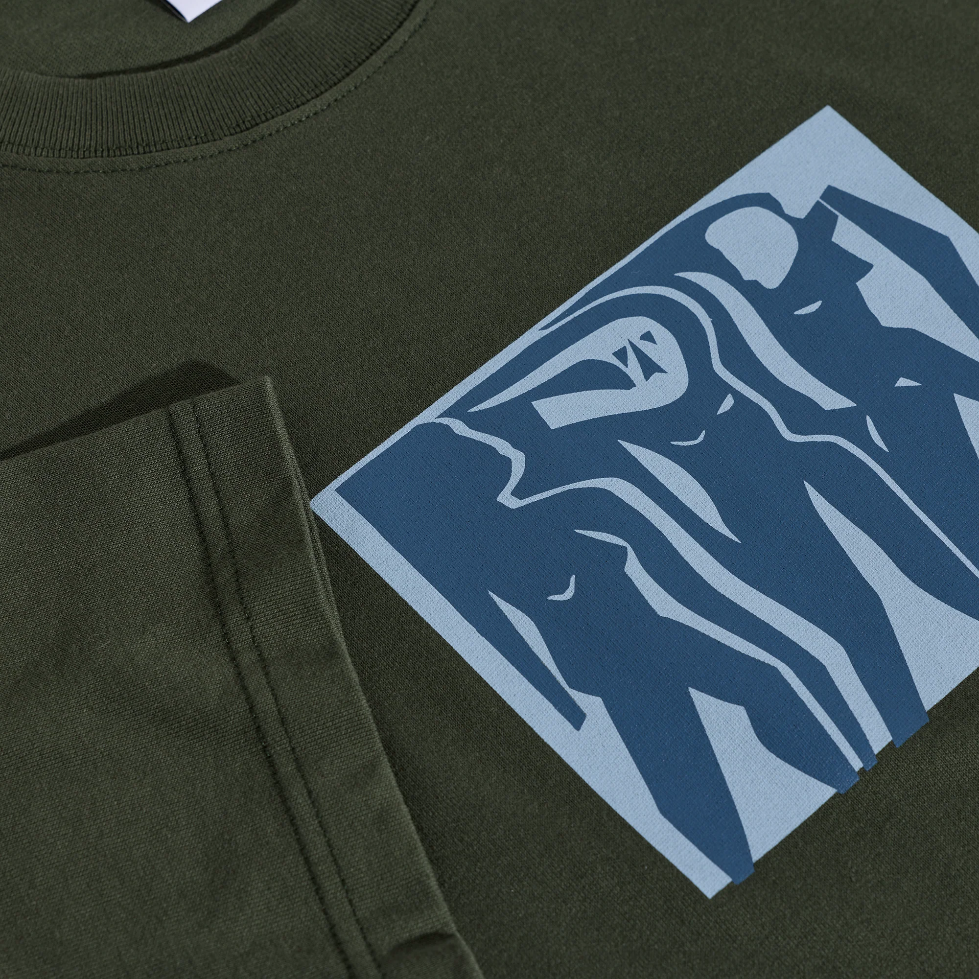 Tee | Cut Outs - Dark Olive - Image 3