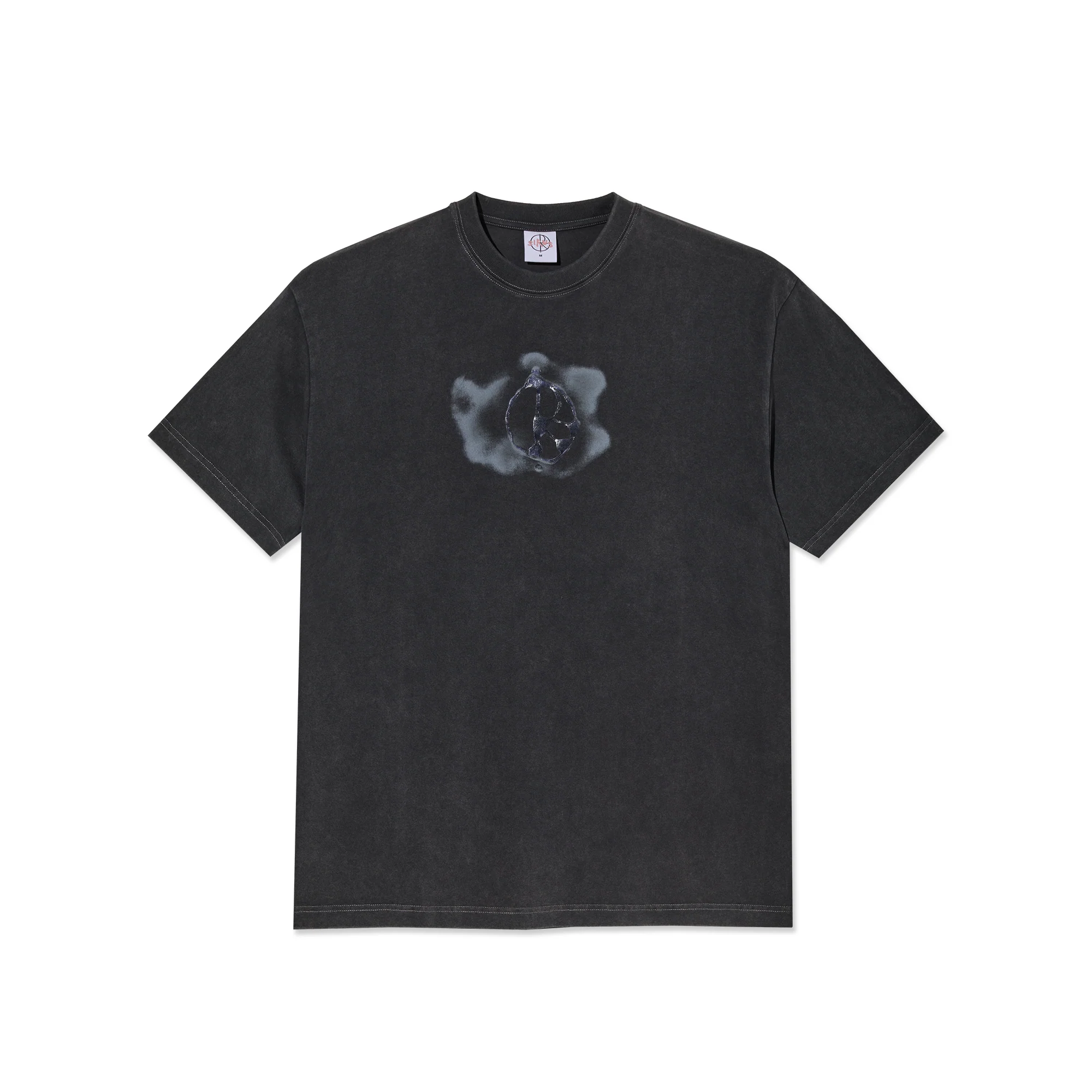 Tee | Metal Logo - Silver black