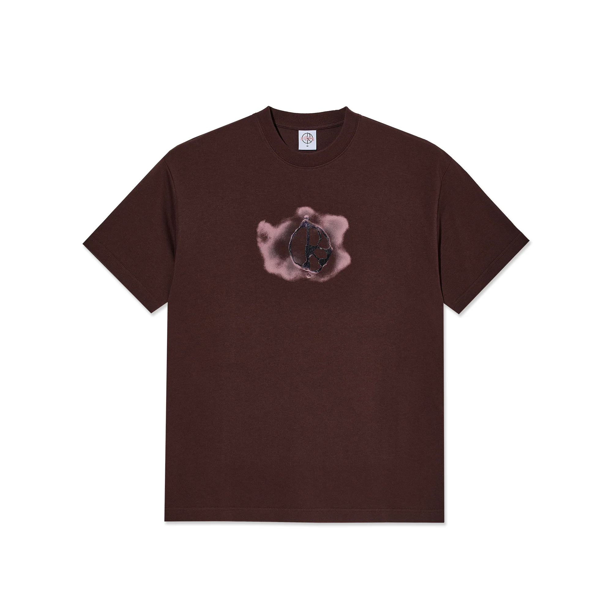 Tee | Metal Logo - Washed Bordeaux