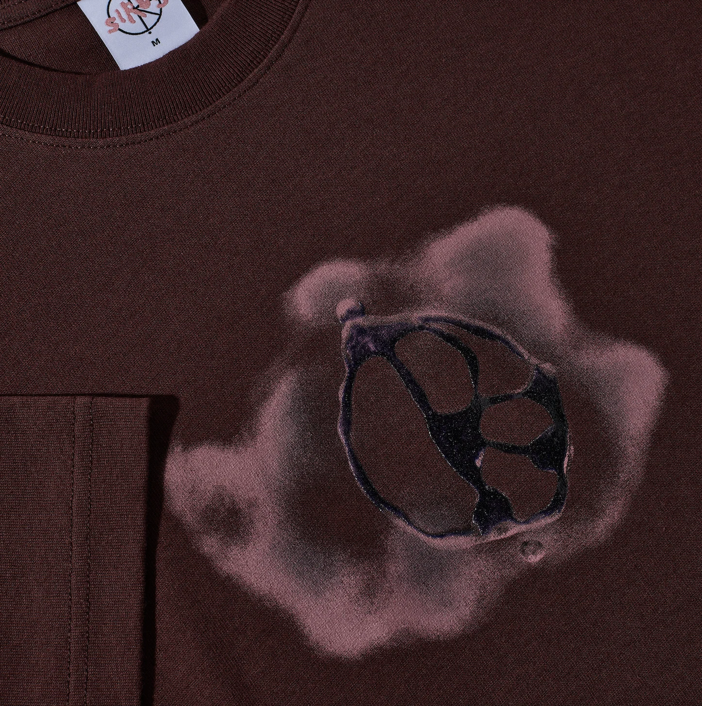 Tee | Metal Logo - Washed Bordeaux - Image 3