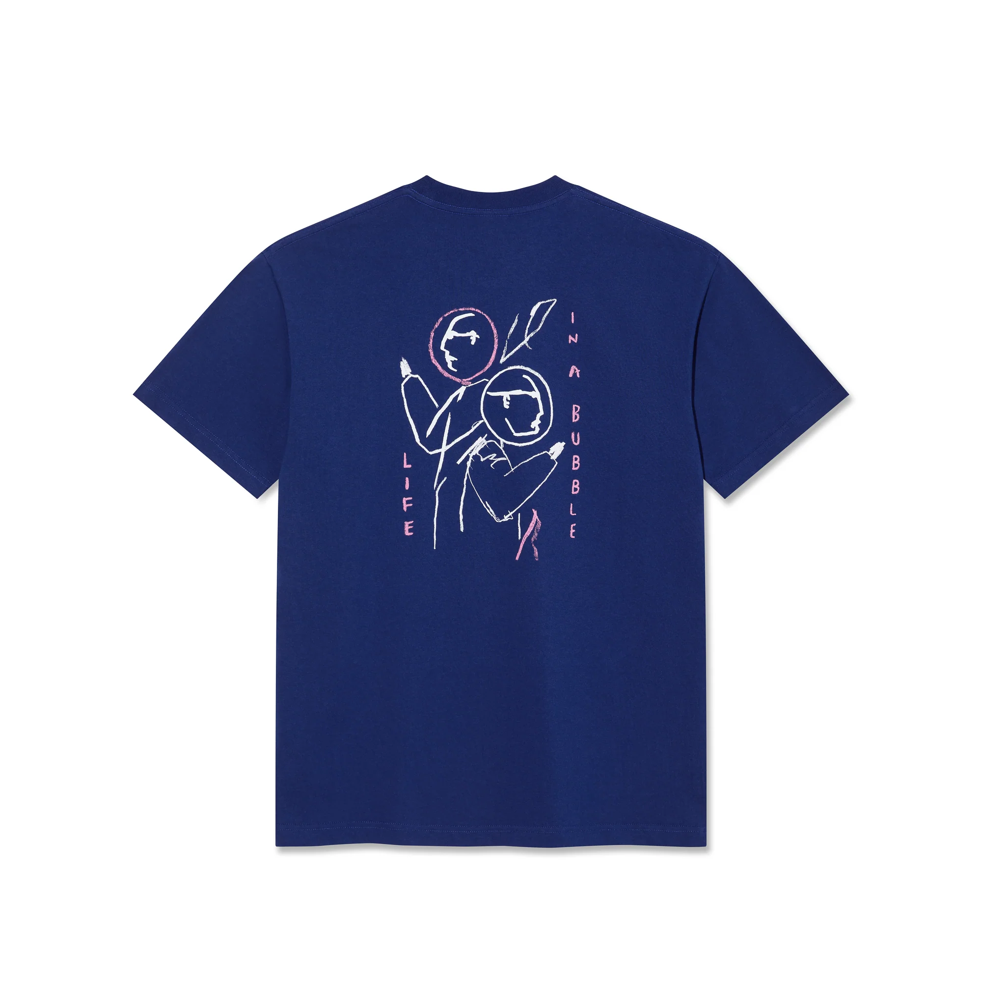 Tee | Life in a Bubble - Deep Royal Blue - Image 2